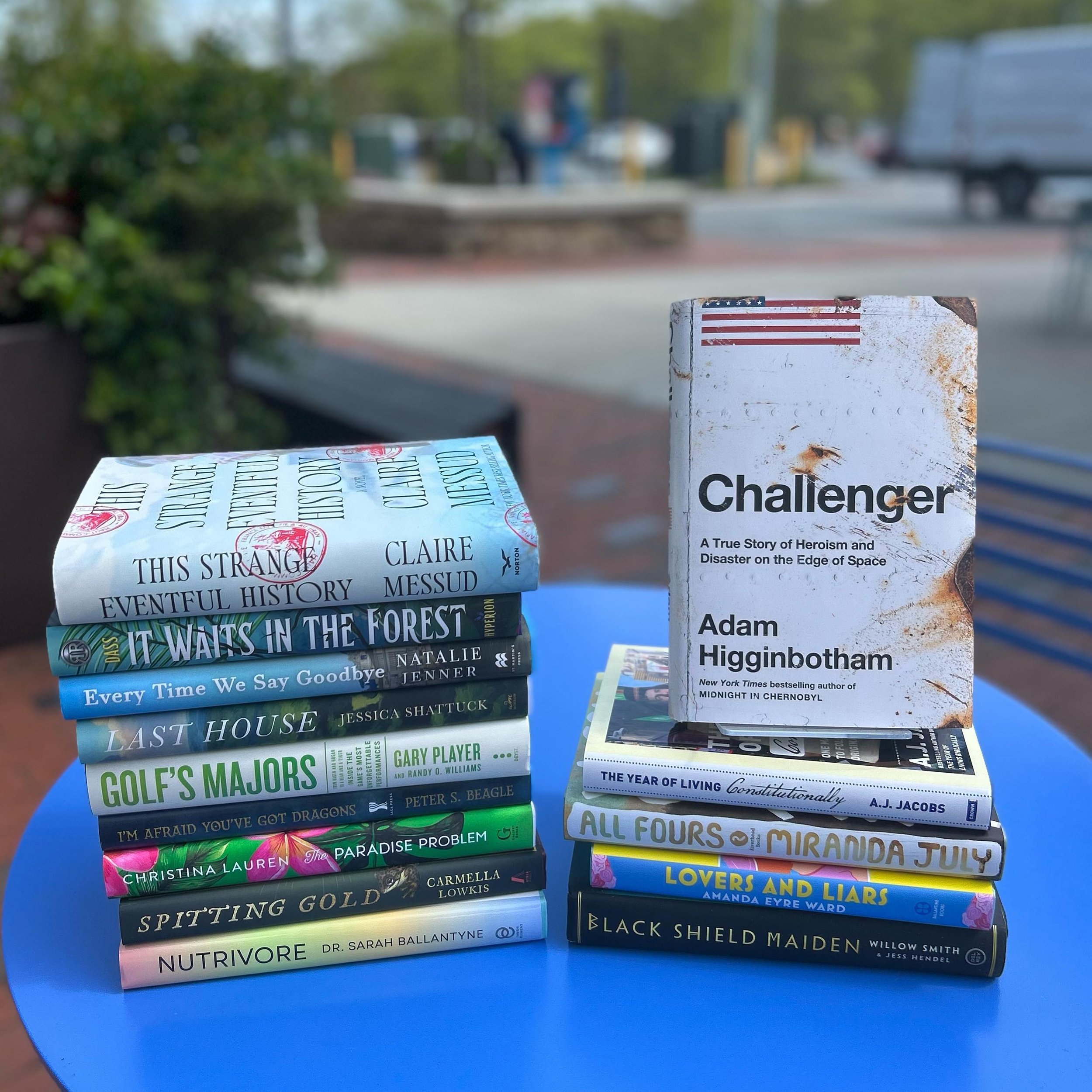 It&rsquo;s new release Tuesday! Enjoy this sunny day with a new book! Whether you like non fiction (check out Challenger by Adam Higginbotham) or fiction (we&rsquo;re so excited for @christinalauren The Paradise Problem), we&rsquo;ve got you covered!