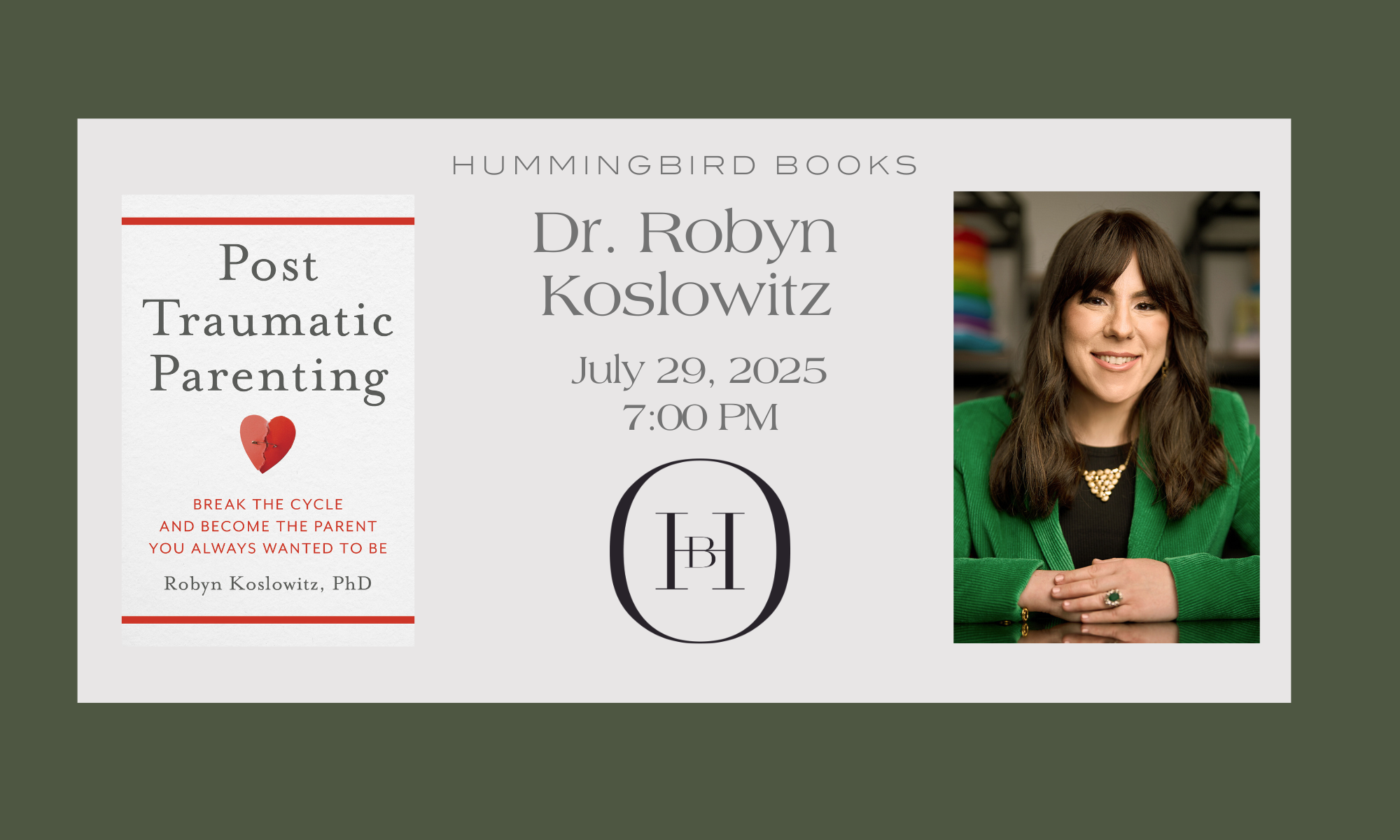 An Evening With Child Psychologist Dr. Robyn Koslowitz