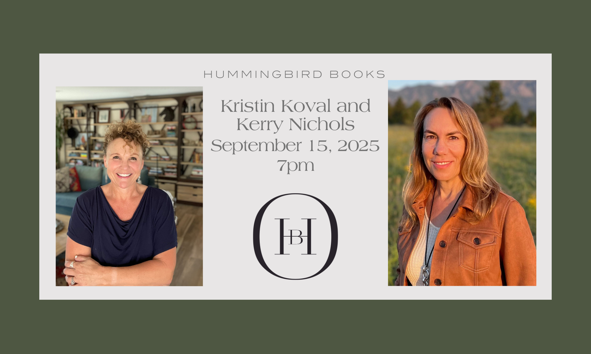 An Evening With Author Kristin Koval and Kerry Nichols