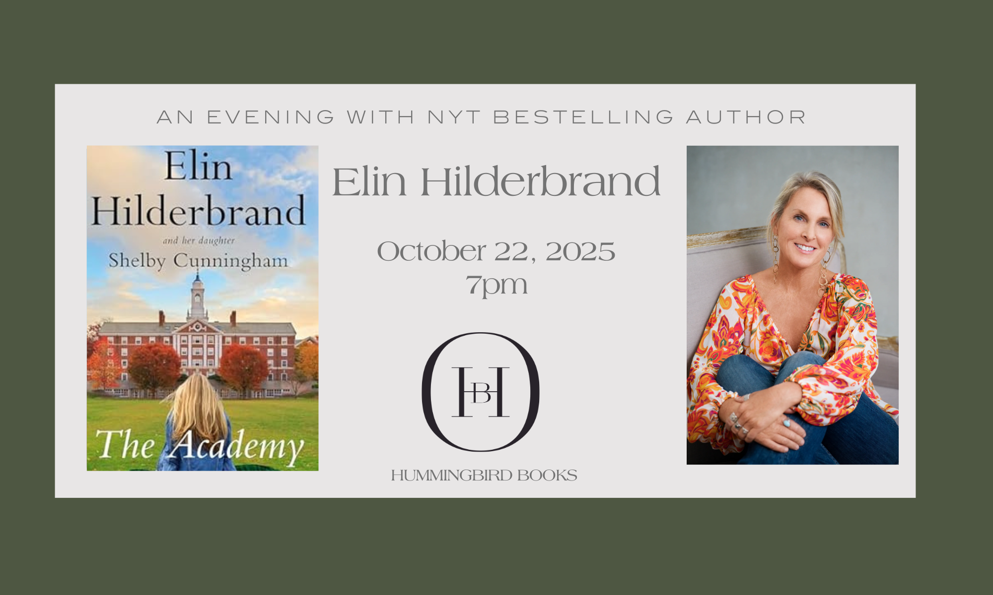 An Evening with NYT Best-selling Author Elin Hilderbrand