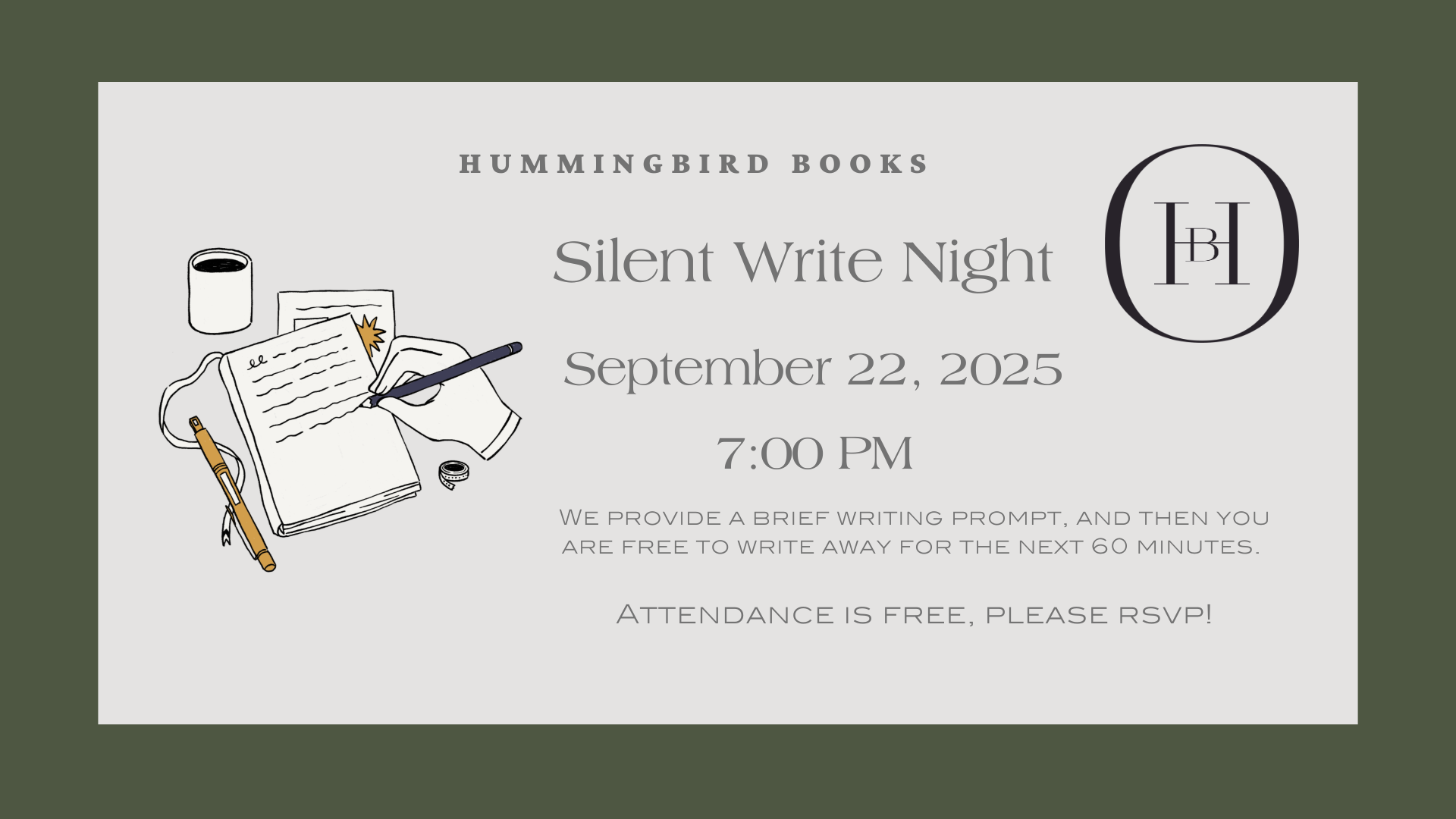 September Silent Write Night