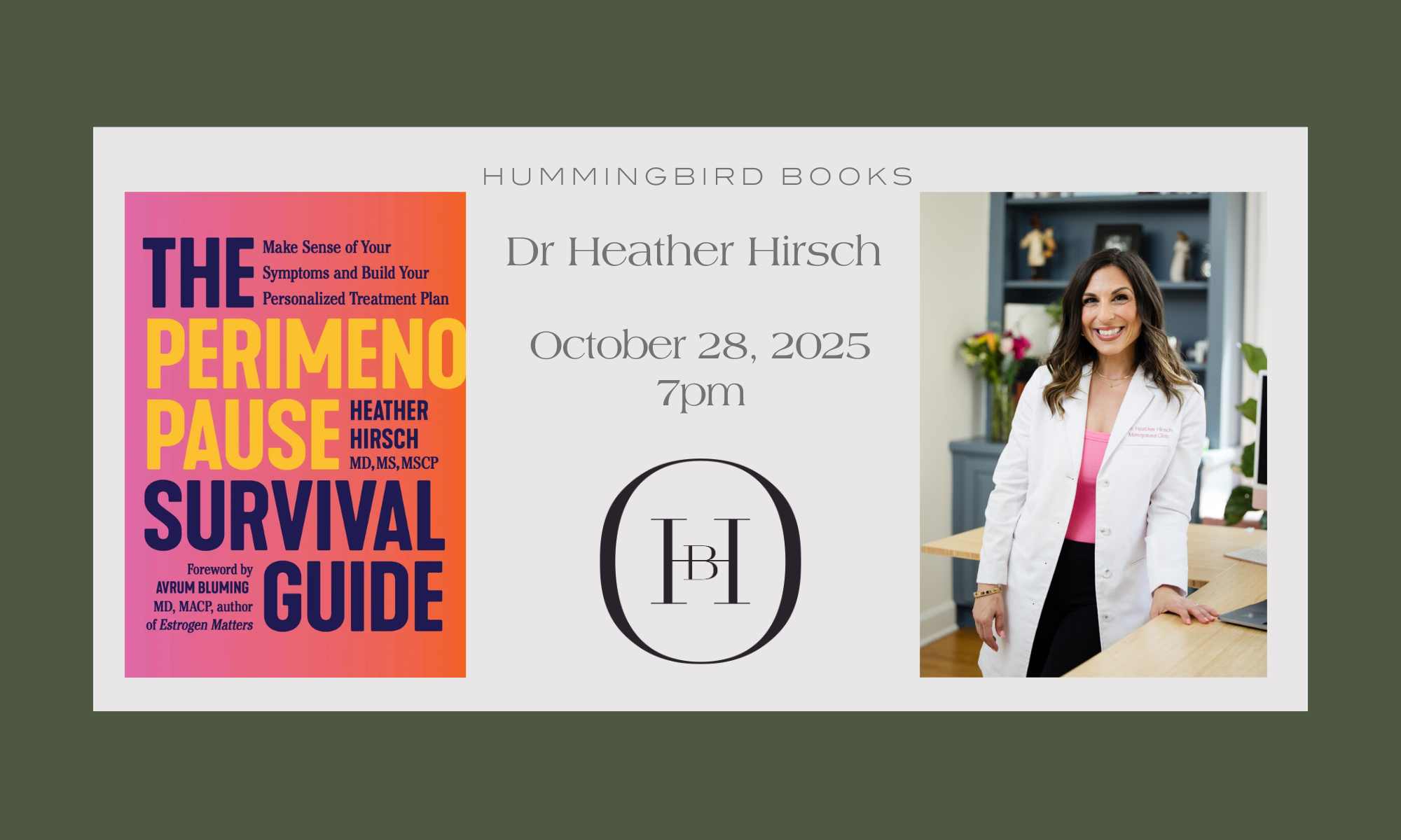 An Evening with Perimenopause Physician Dr Heather Hirsch