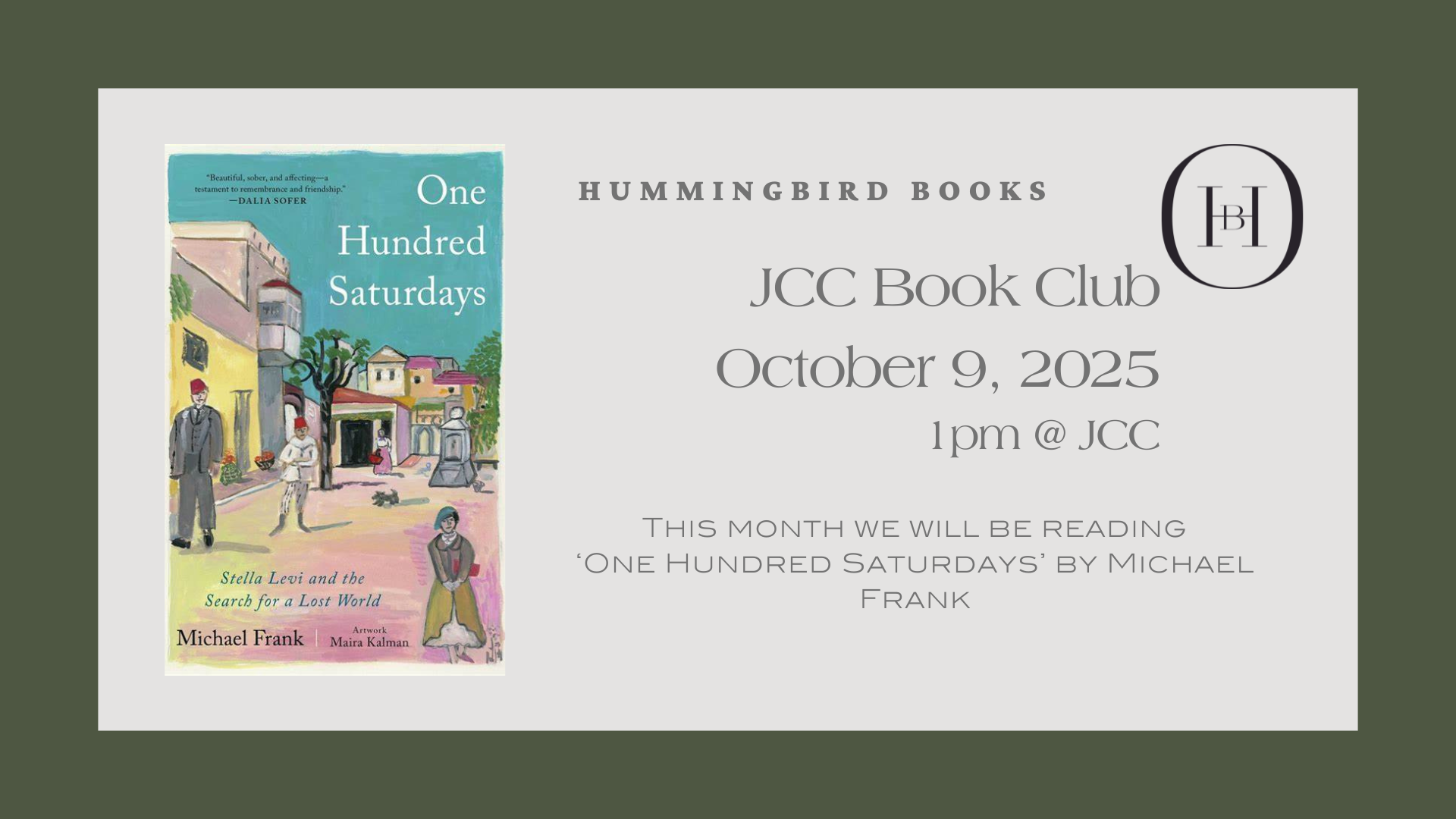 JCC October Book Club