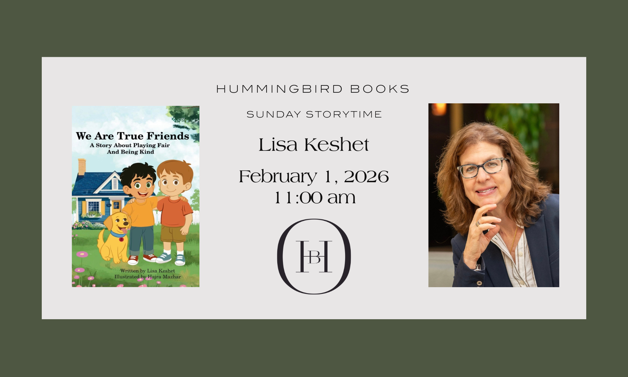 Sunday Story Time with Lisa Keshet 