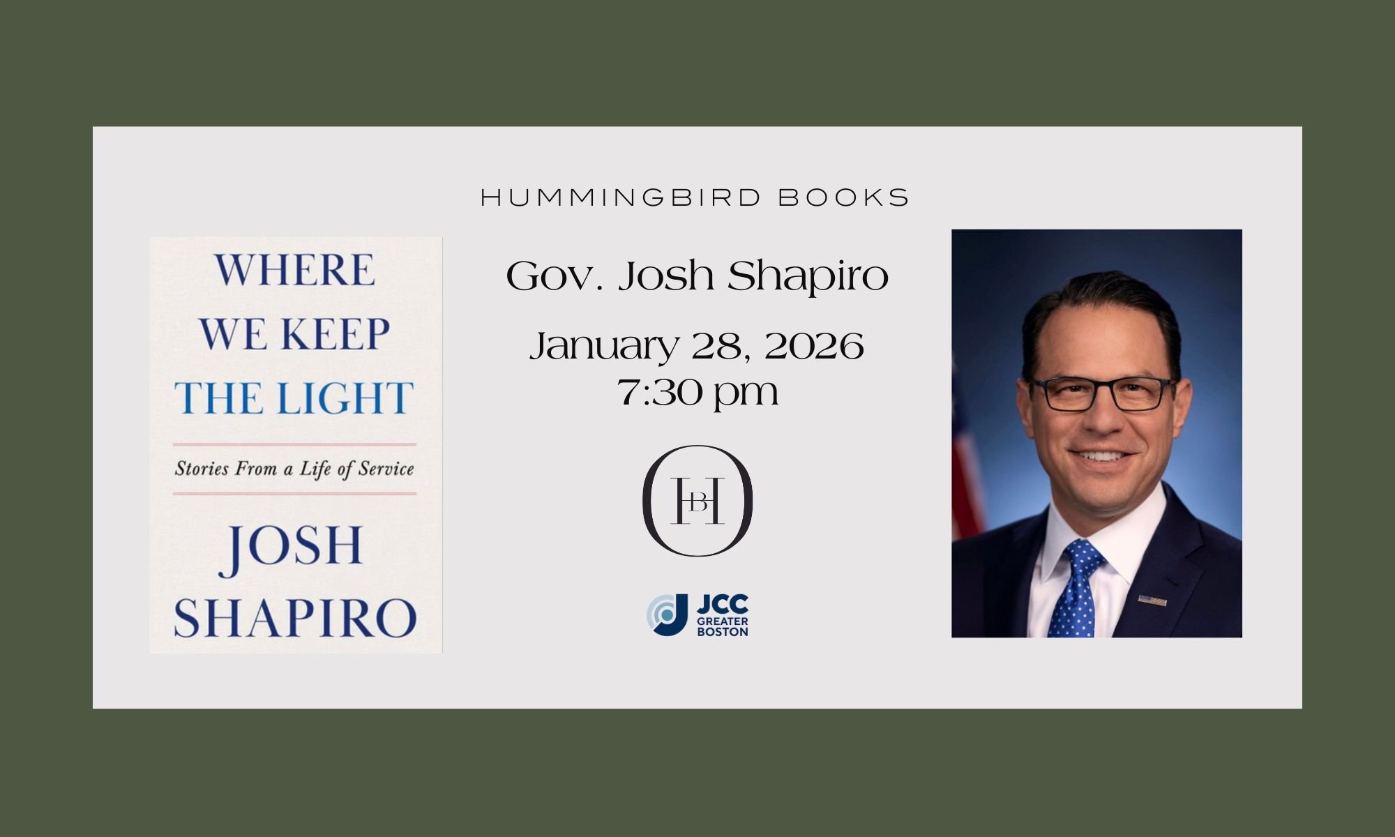 An Evening of Conversation with Governor Josh Shapiro
