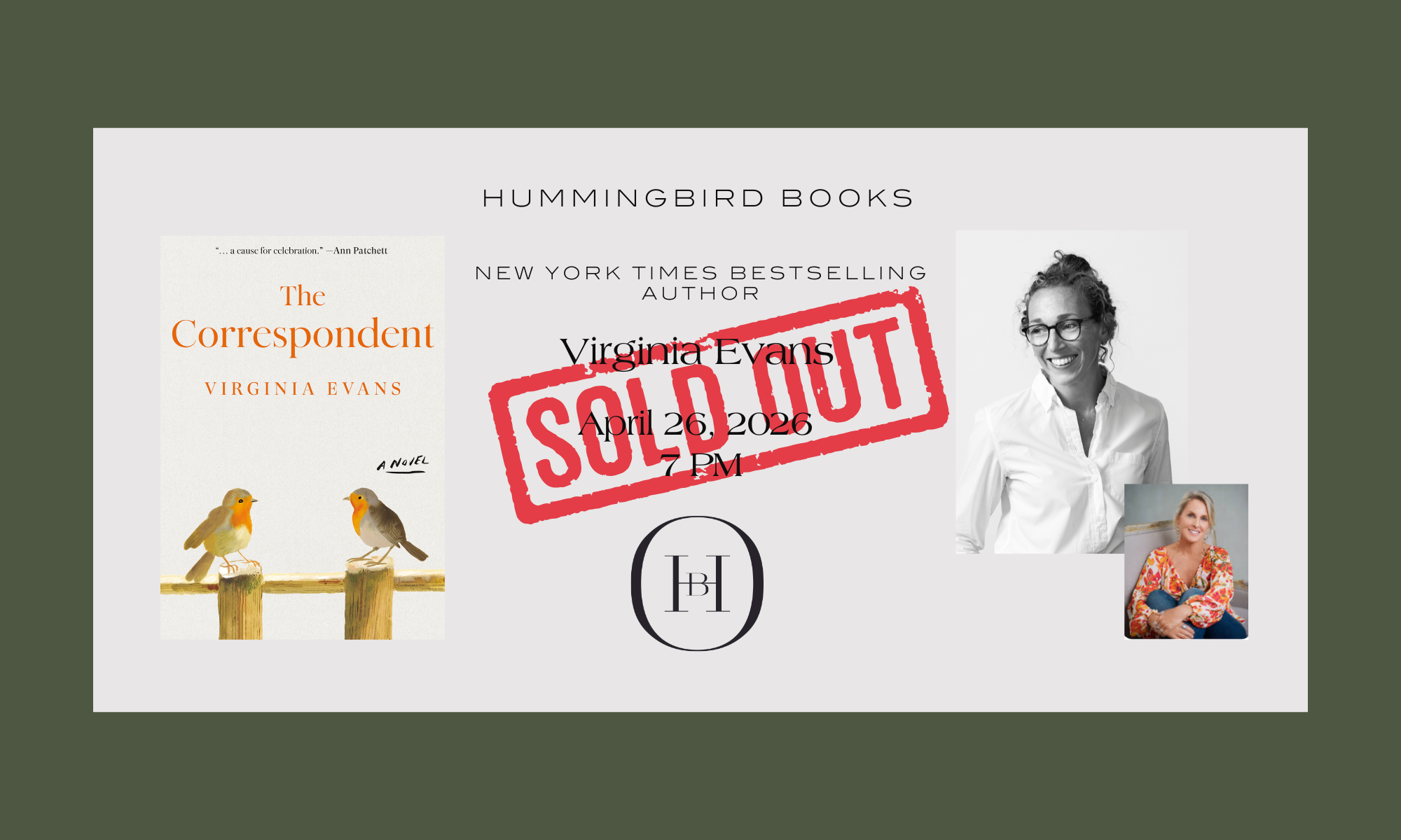 An Evening of Conversation with Virginia Evans