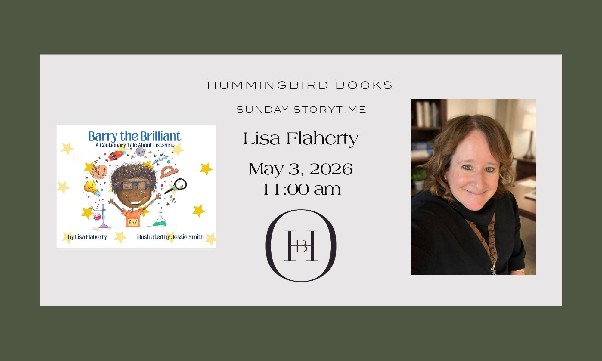 Sunday Storytime with Lisa Flaherty