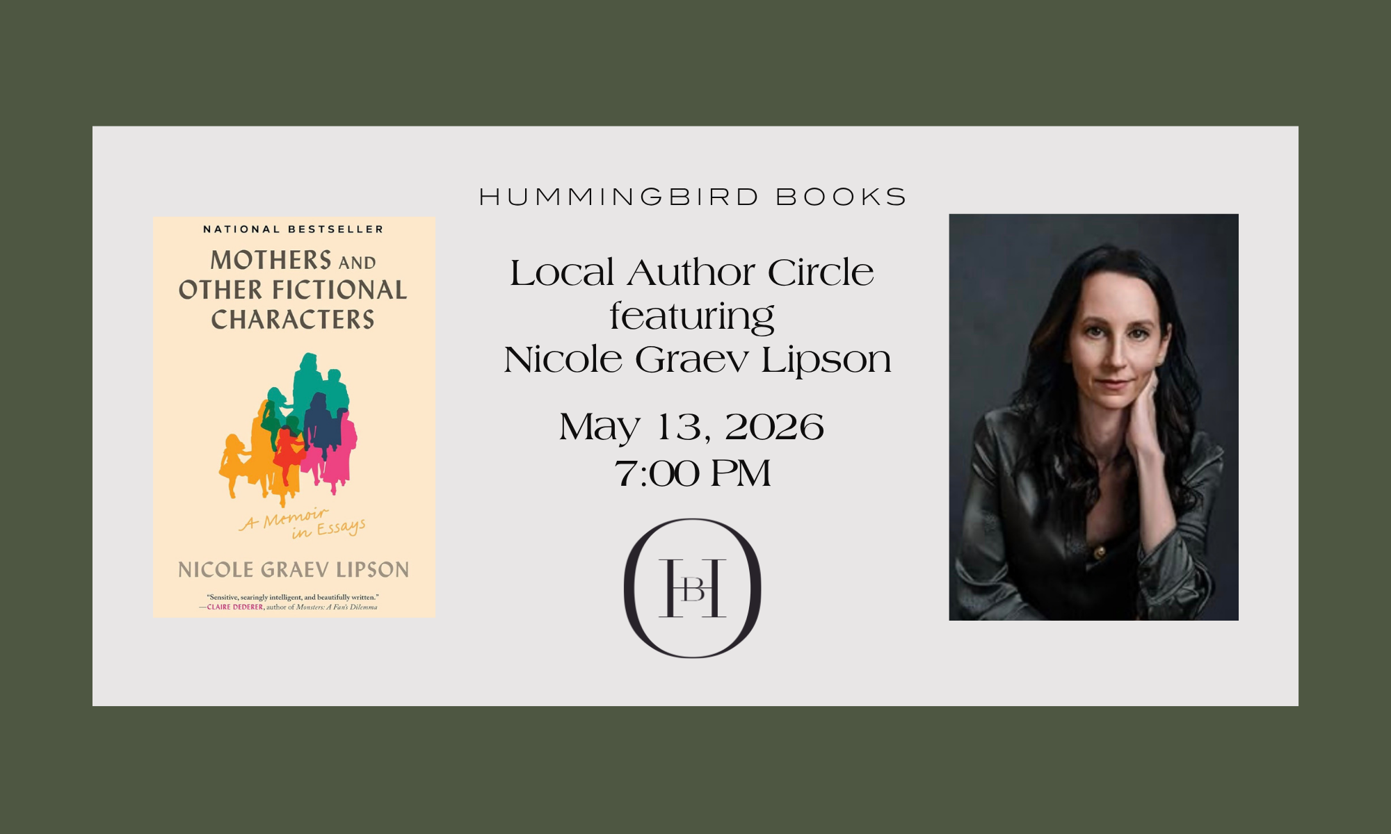 Local Author Circle featuring Nicole Graev Lipson
