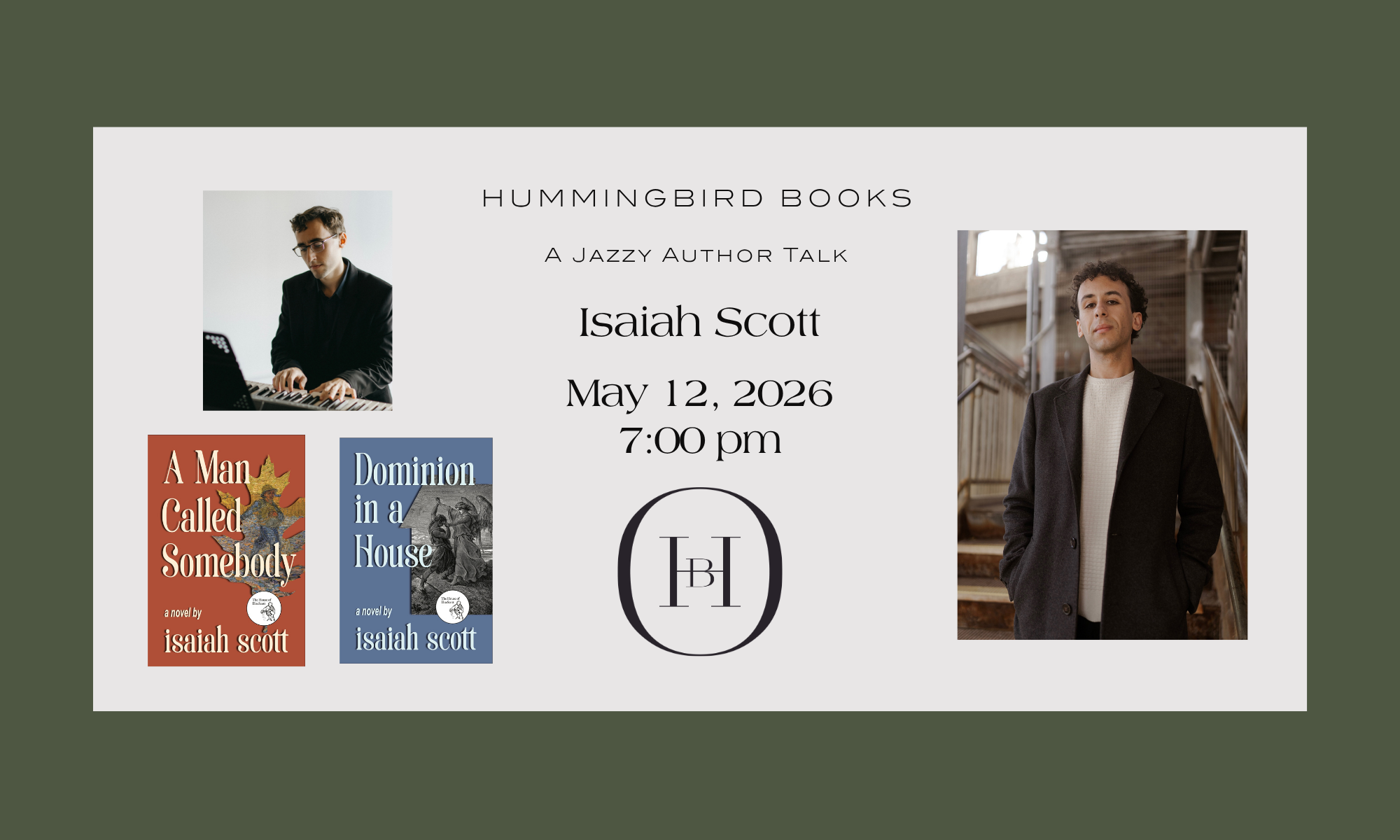 A Jazzy Author Event with Isaiah Scott
