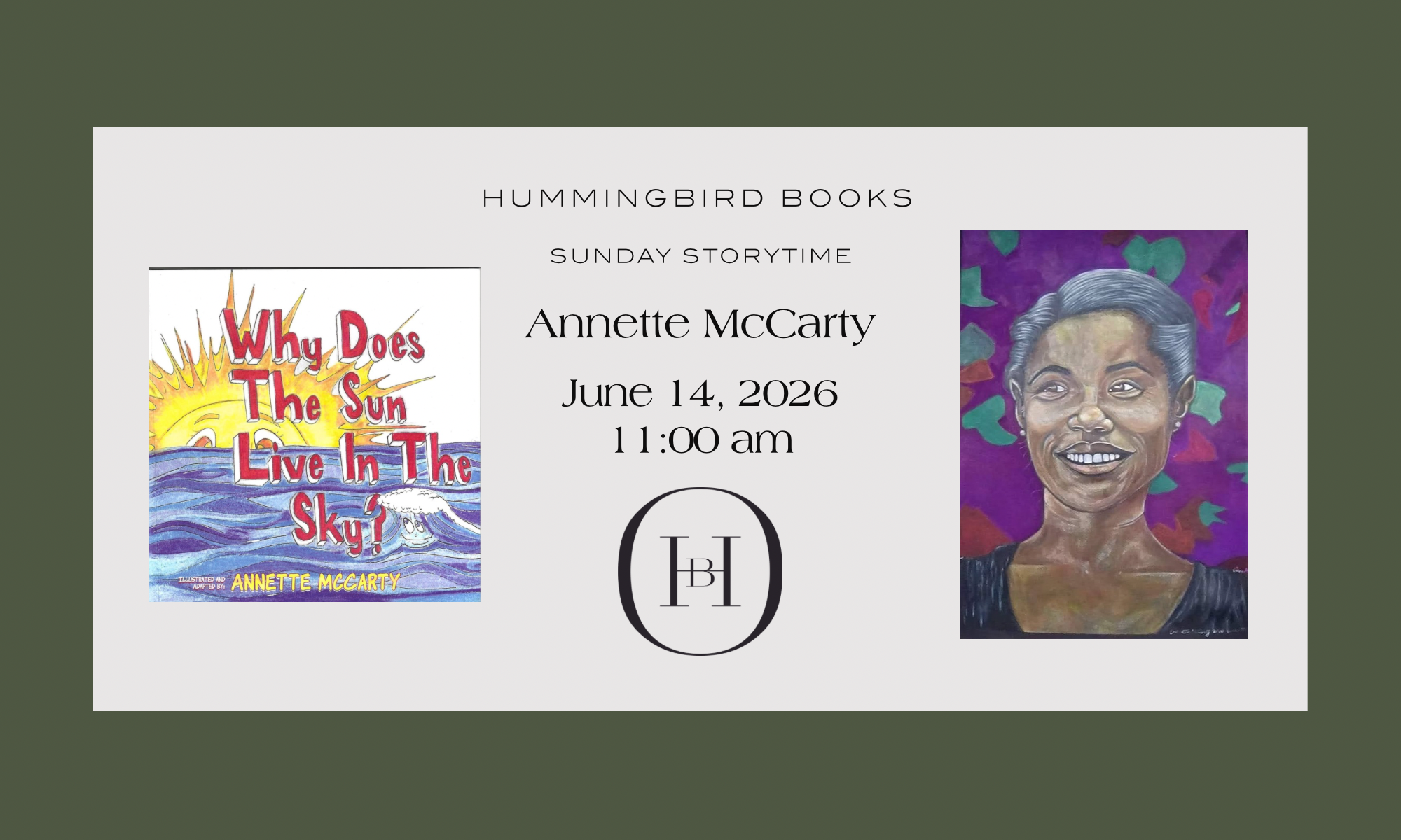 Sunday Storytime with Annette MCarty