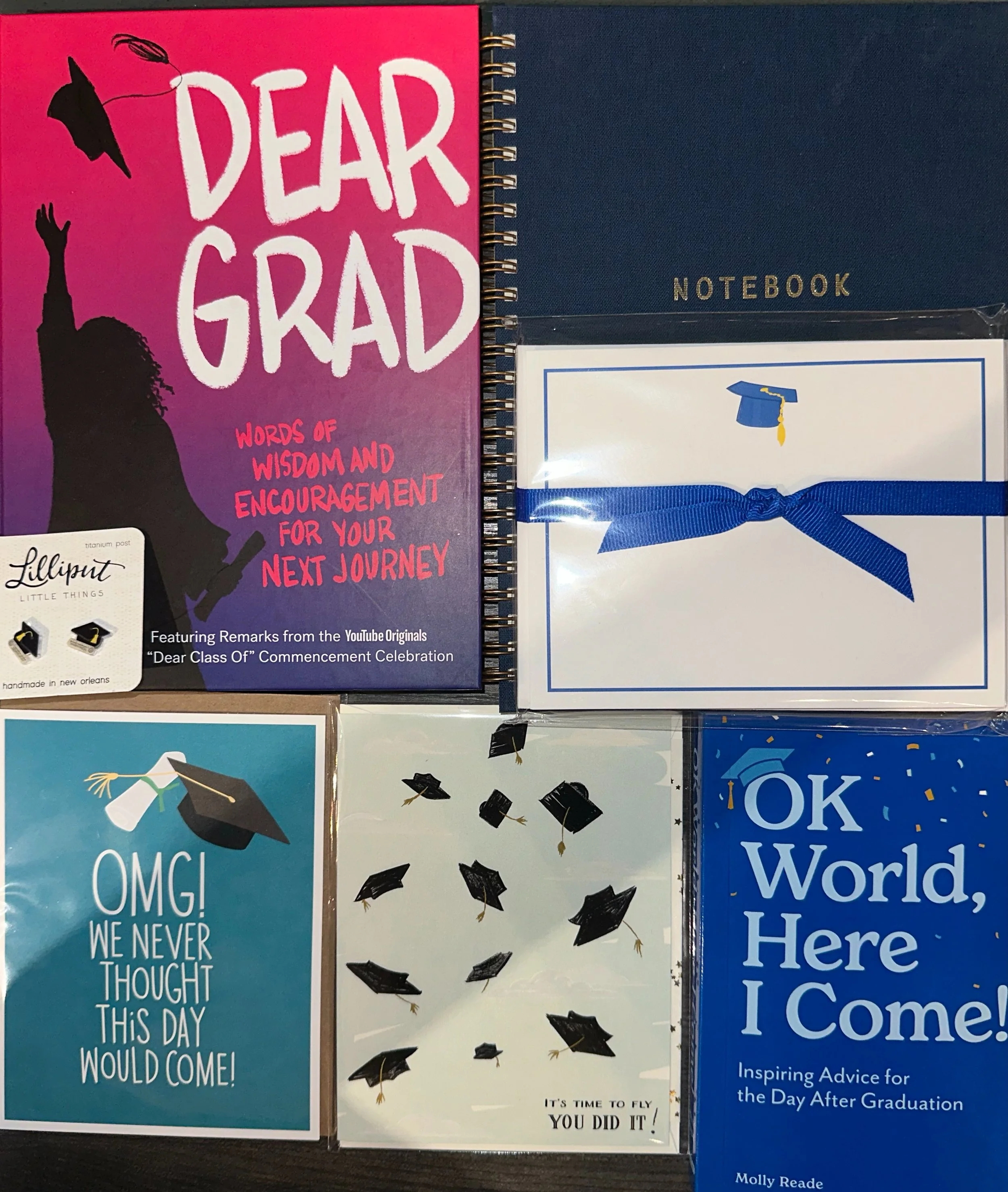 Celebratory spring continues with graduations galore! We have gifts for grads from kindergarten to college. Booksellers are available to help you choose and wrapping is always complimentary.

#hummingbirdbooks #graduationgifts #graduation #springtime