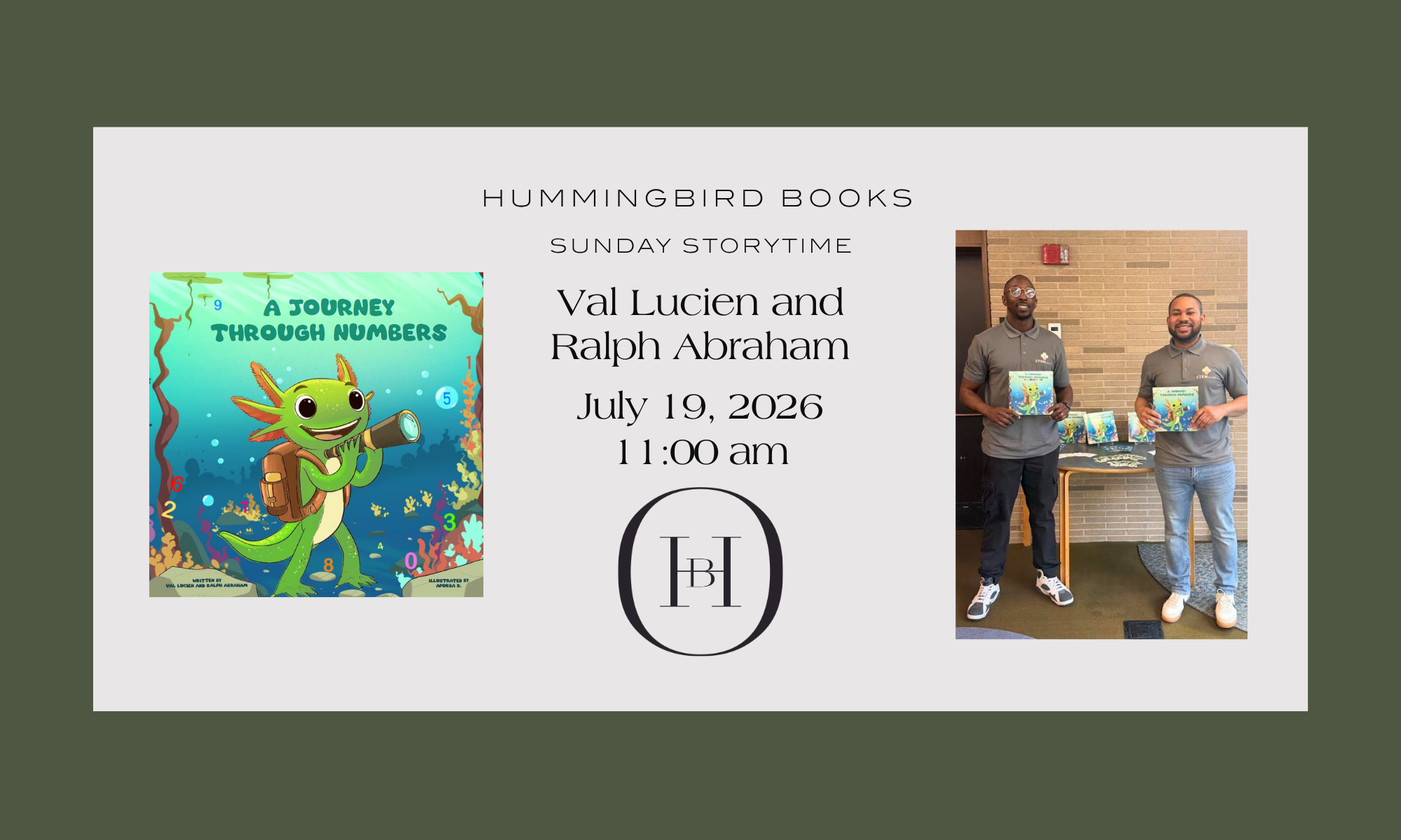 Sunday Storytime with Val Lucien &amp; Ralph Abraham