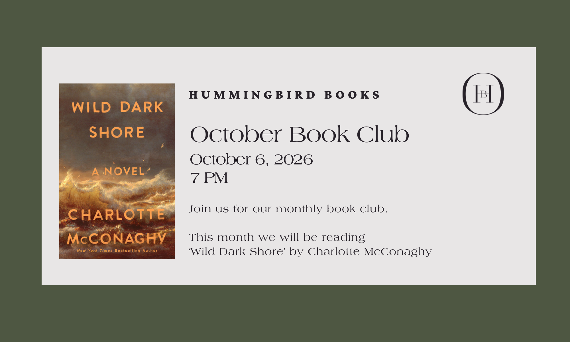 October Book Club: Wild Dark Shore