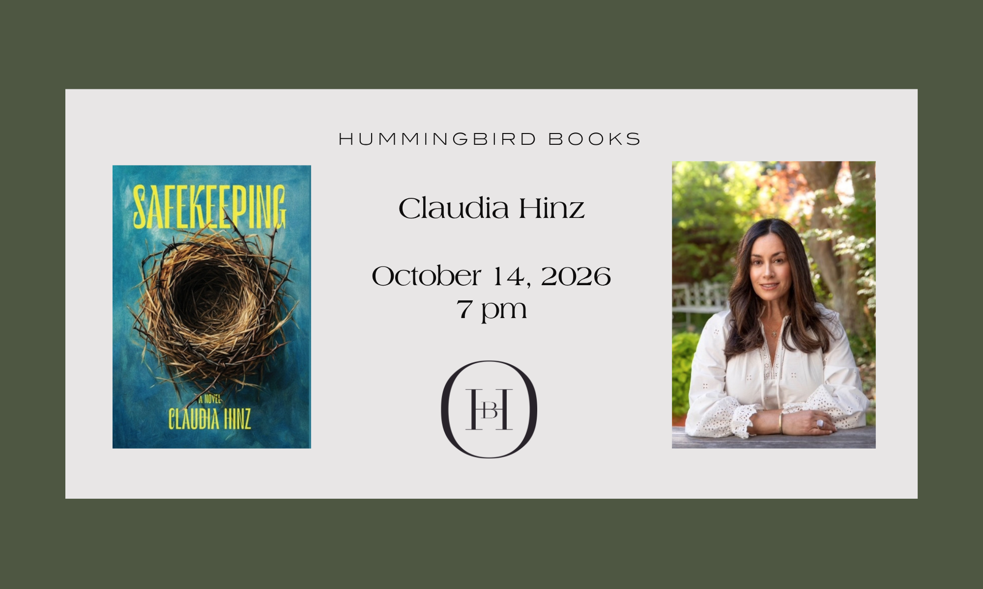 An Evening of Conversation with Claudia Hinz