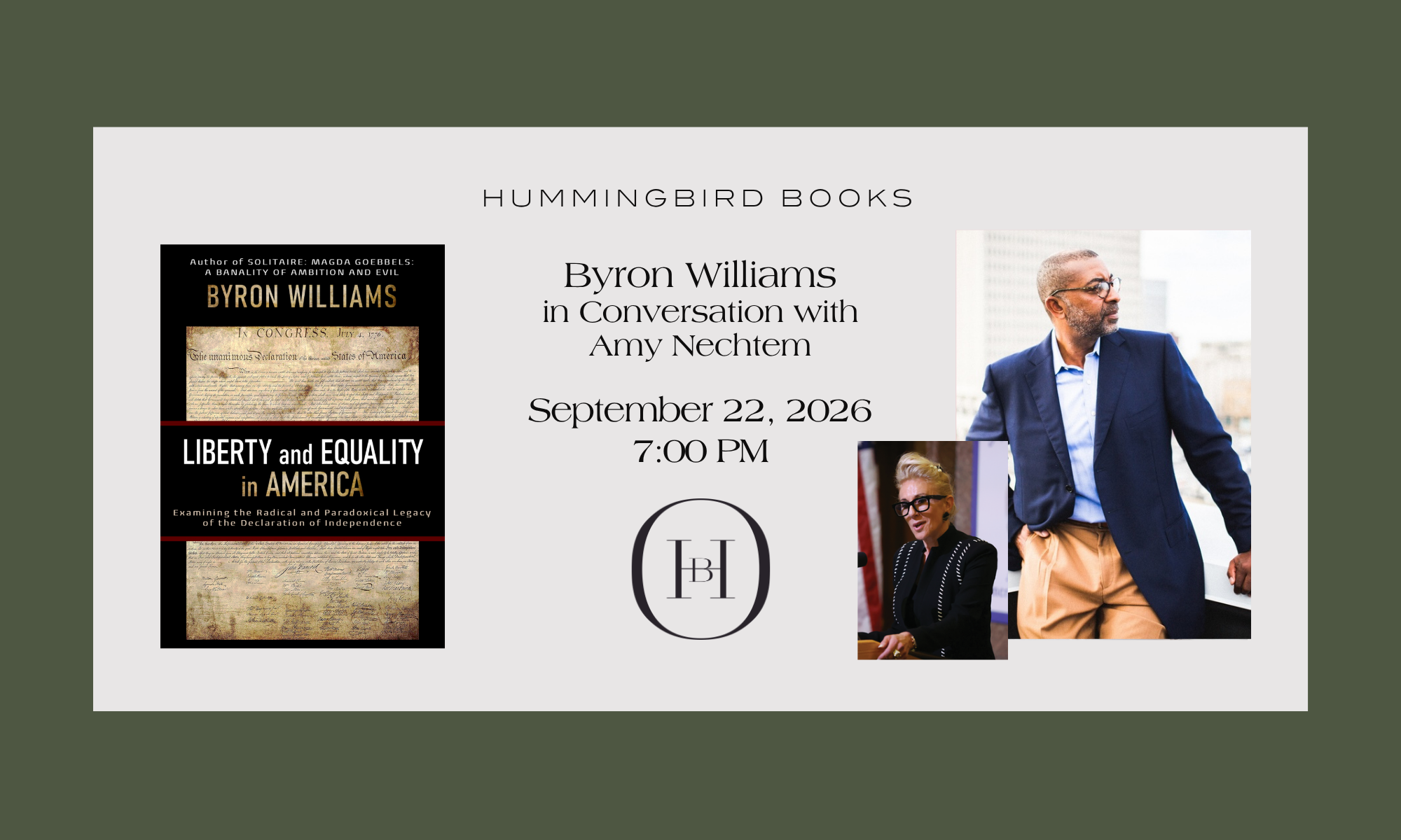 Byron Williams in Conversation with Amy Nechtem