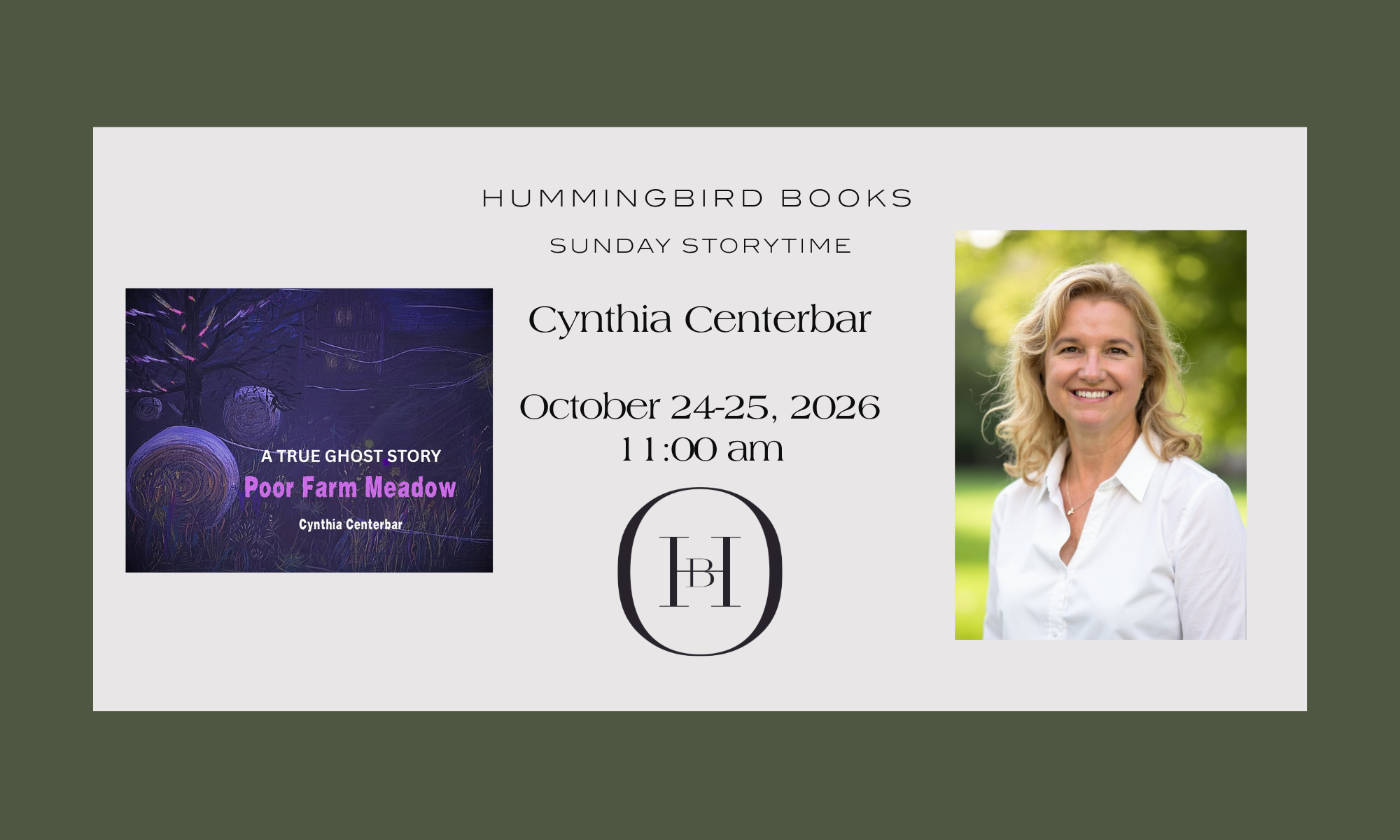 Sunday Storytime with Cynthia Centerbar