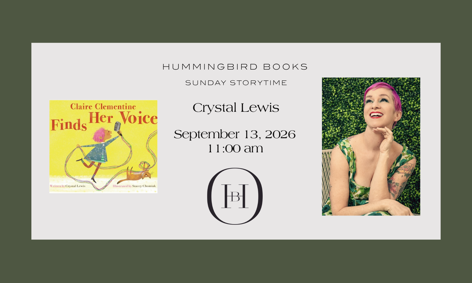 Sunday Storytime with Crystal Lewis