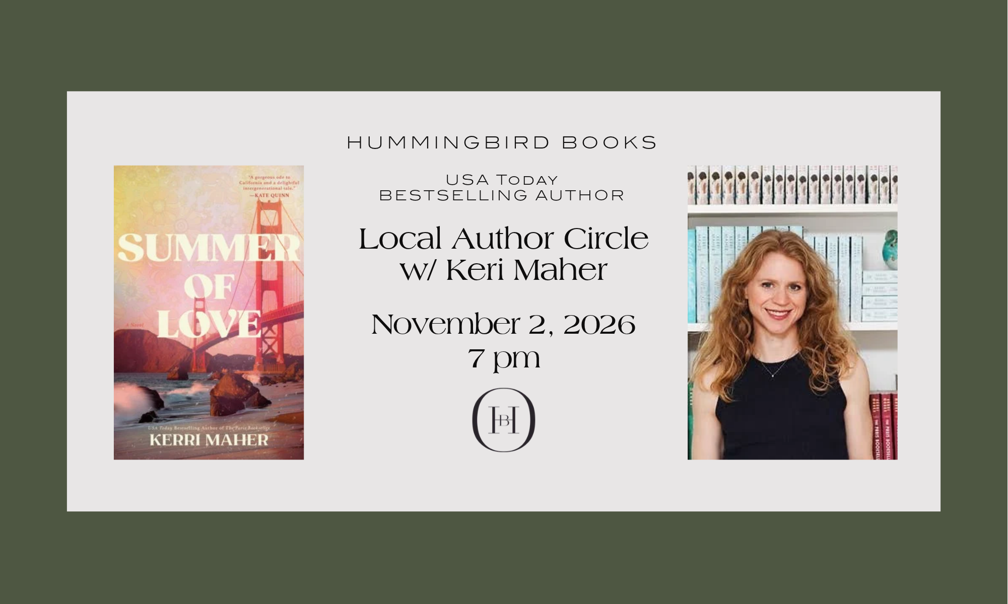 Local Author Circle w/ Kerri Maher