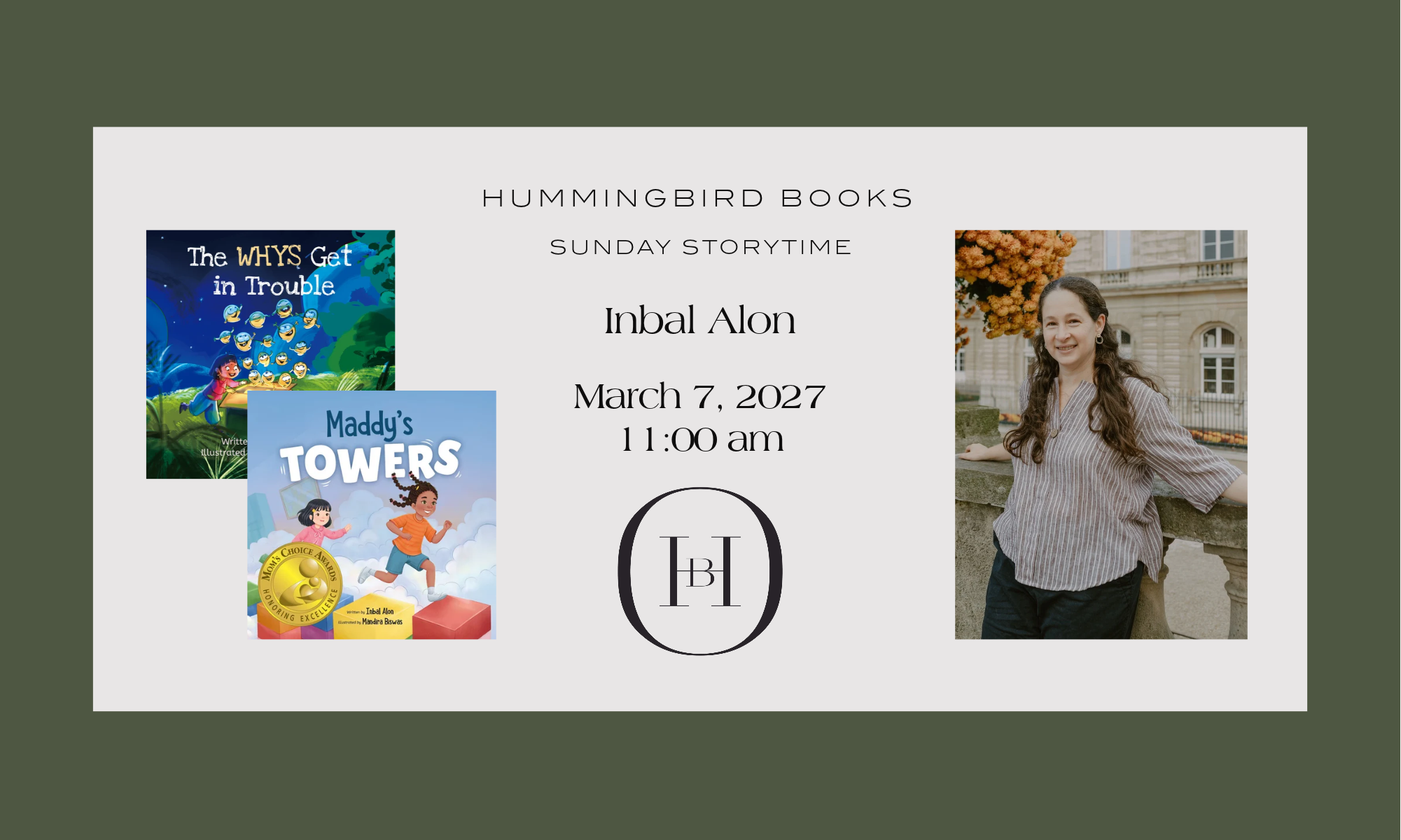 Sunday Storytime with Inbal Alon