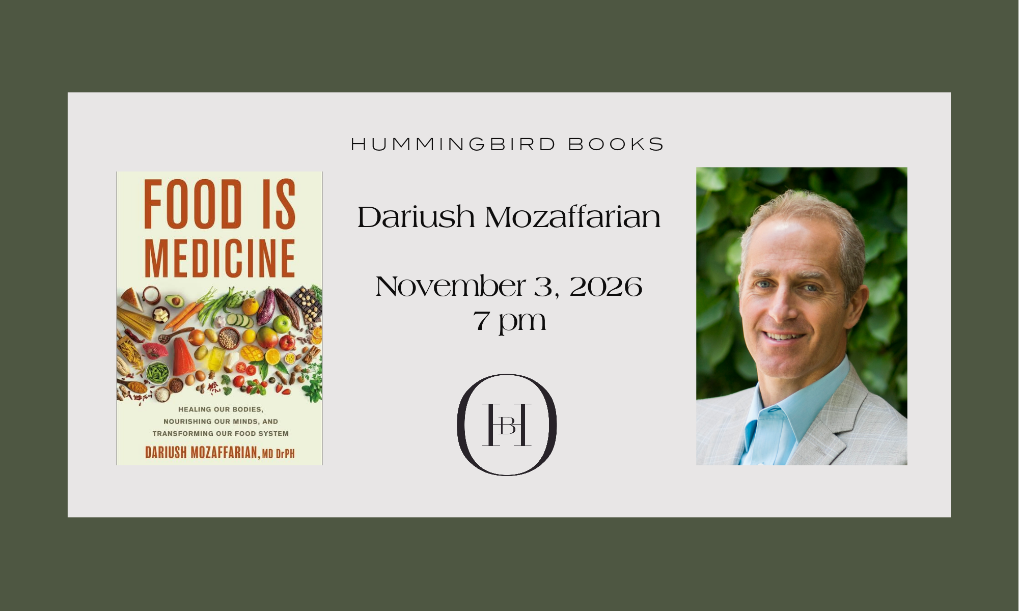 An Evening of Conversation with Dariush Mozaffarian