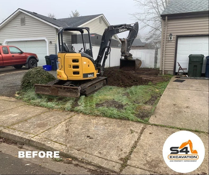 Dang it&rsquo;s beautiful out! Took out some side yard and created extra parking space for summer toys and company. 
&bull;
&bull;
&bull;
&bull;
#excavationeugene #lanecountybusiness #smallbusiness #s4excavation #gravelpad #rvparking #tgif