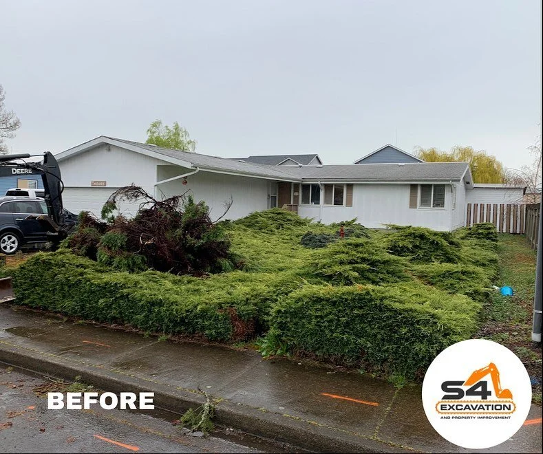 Swipe for results &harr;️
&bull;
&bull;
&bull;
&bull;
#s4excavation #treeremoval #junipertree #excavation #yardreno #beforeandafter #transformation #lanecounty #oregon #eugene #springfield #homeprojects #progress #sod