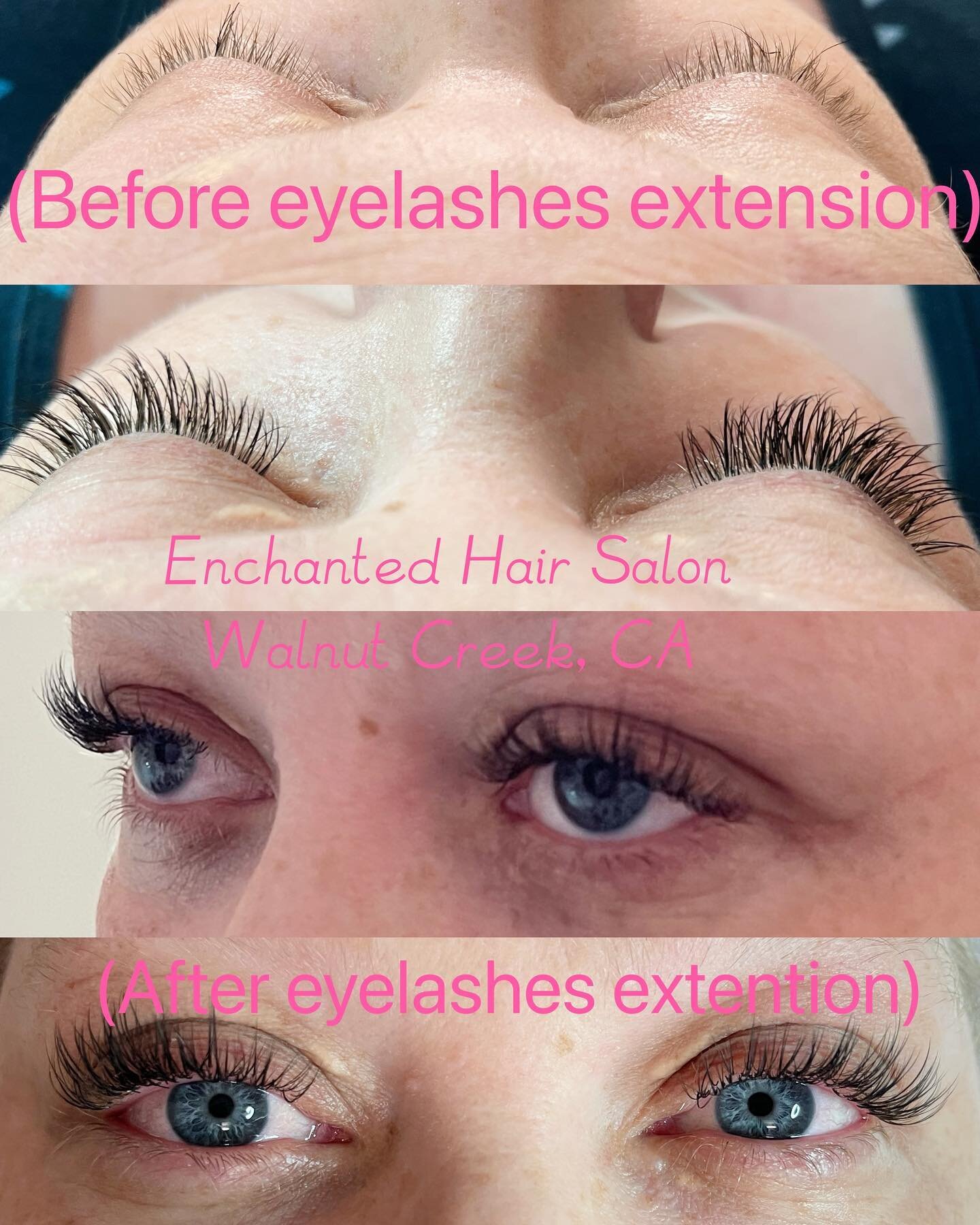 Eyelashes extensions. Ready for the Holidays