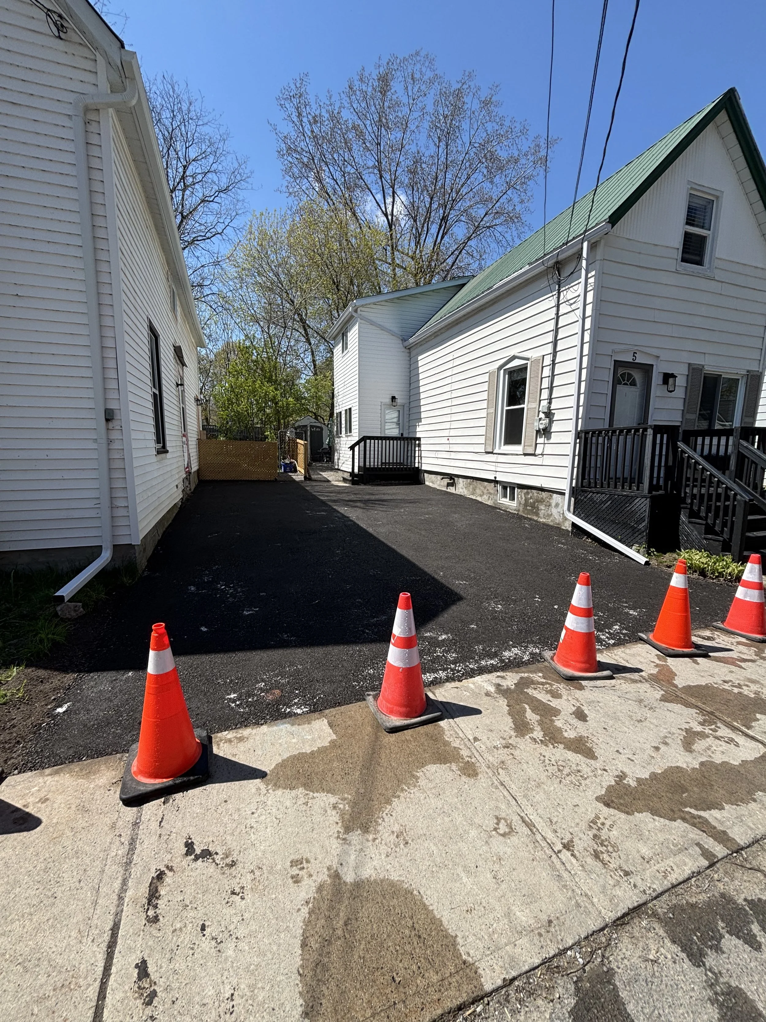 Your rental property's deserve a beautiful recycled asphalt driveway.  Our recycled asphalt driveways bring value to your property, while being cost effective and easy to maintain.
