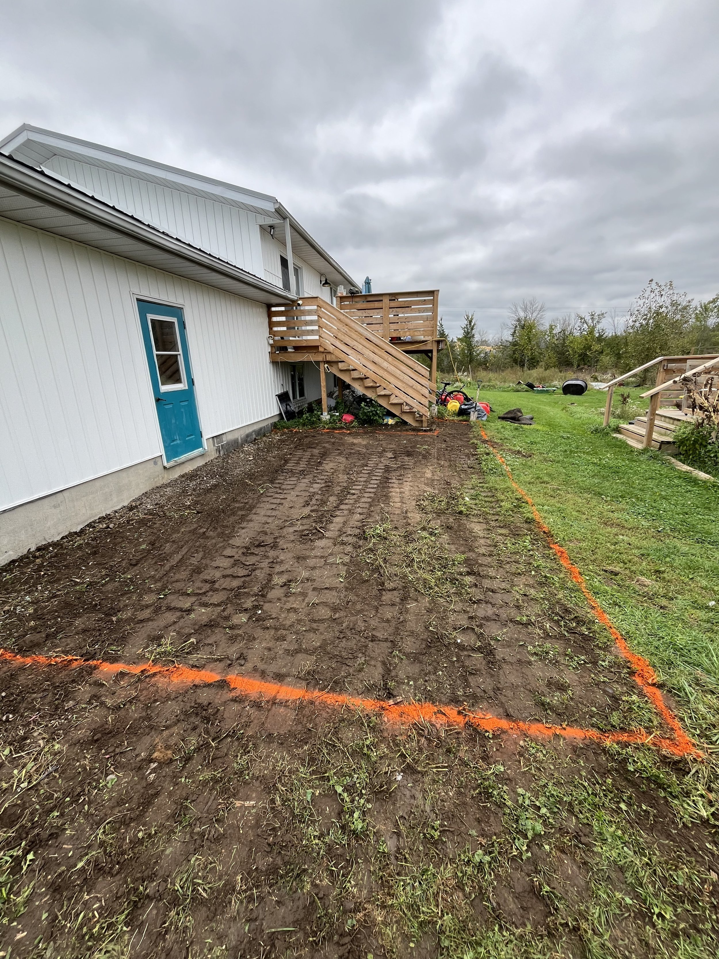Before Patio Install