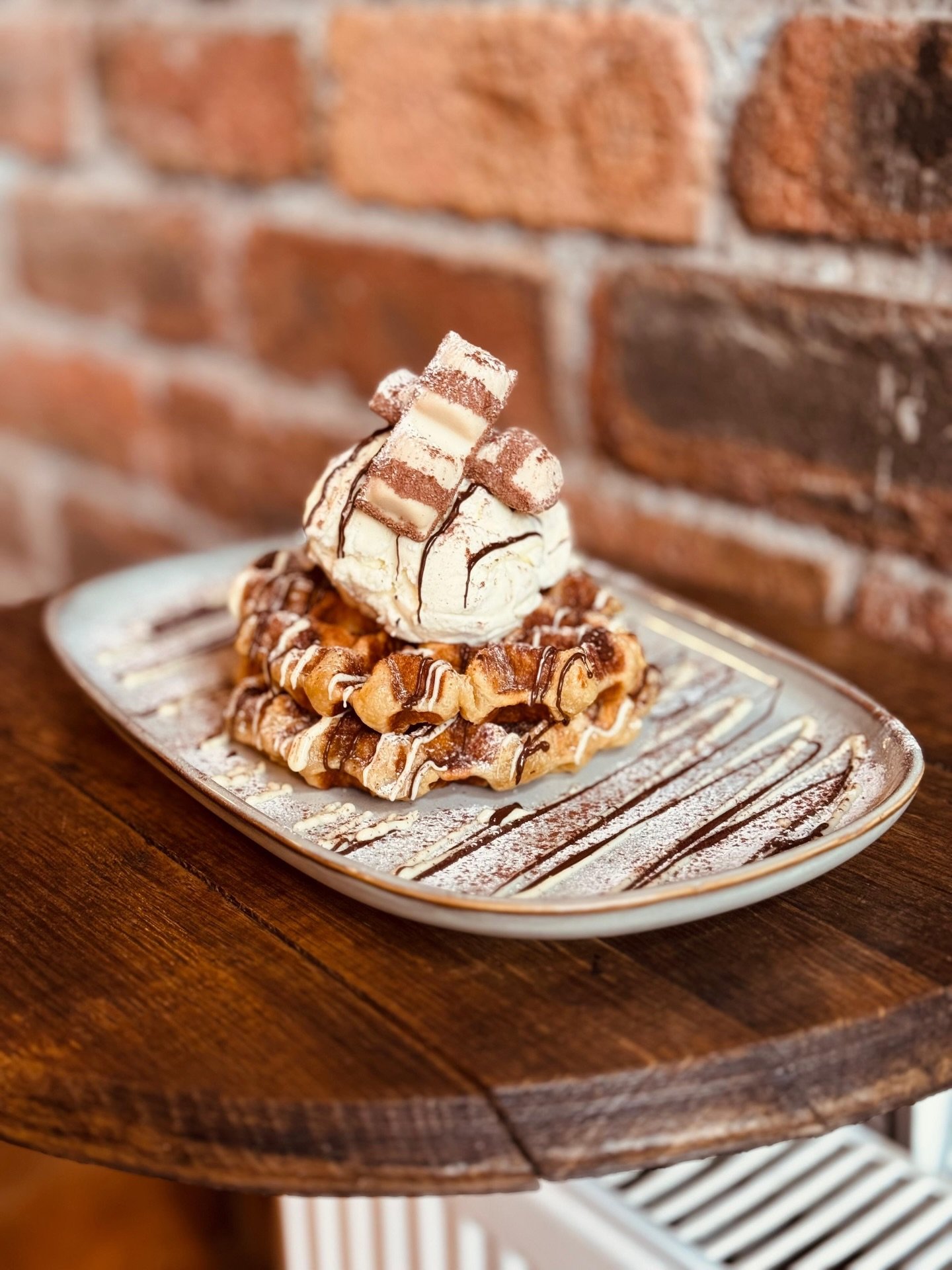 Our Kinder Bueno waffle has been a fan favourite since being added to the menu 🧇🍫🍨

Safe to say, it's here to stay and might just give our beloved Biscoff waffle a run for its money (big talk we know) 😱

Haven&rsquo;t indulged yet? Now&rsquo;s yo