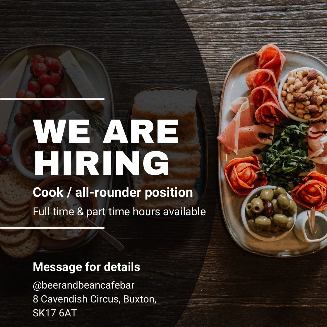 We are looking for an outgoing foodie to join our team! 🤗

Enjoy preparing food? Love pleasing guests? Comfortable in a costumer facing roll? 🙋&zwj;♀️🙋

Then drop us a message for more information or apply on Indeed 📱

This position has full time