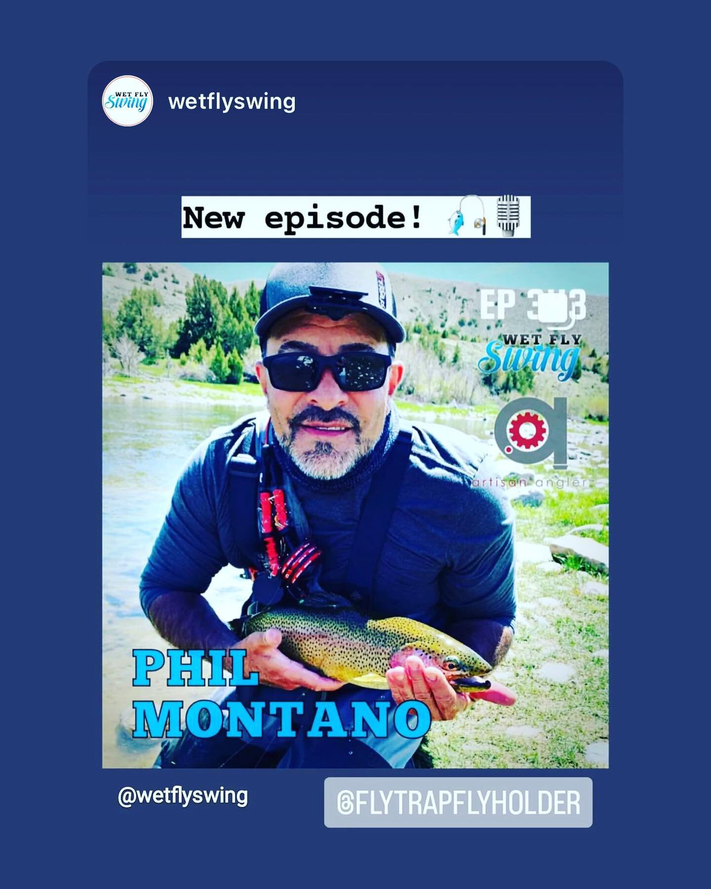 New Podcast with @wetflyswing ⚡️⚡️⚡️ hop over to their page and listen in on mine and many others! Thanks for supporting the small businesses in the giant Fly Fishing world Dave! #flyfishing #flytyingnymphs #flytying #simmsflyfishing #artisananglerpr