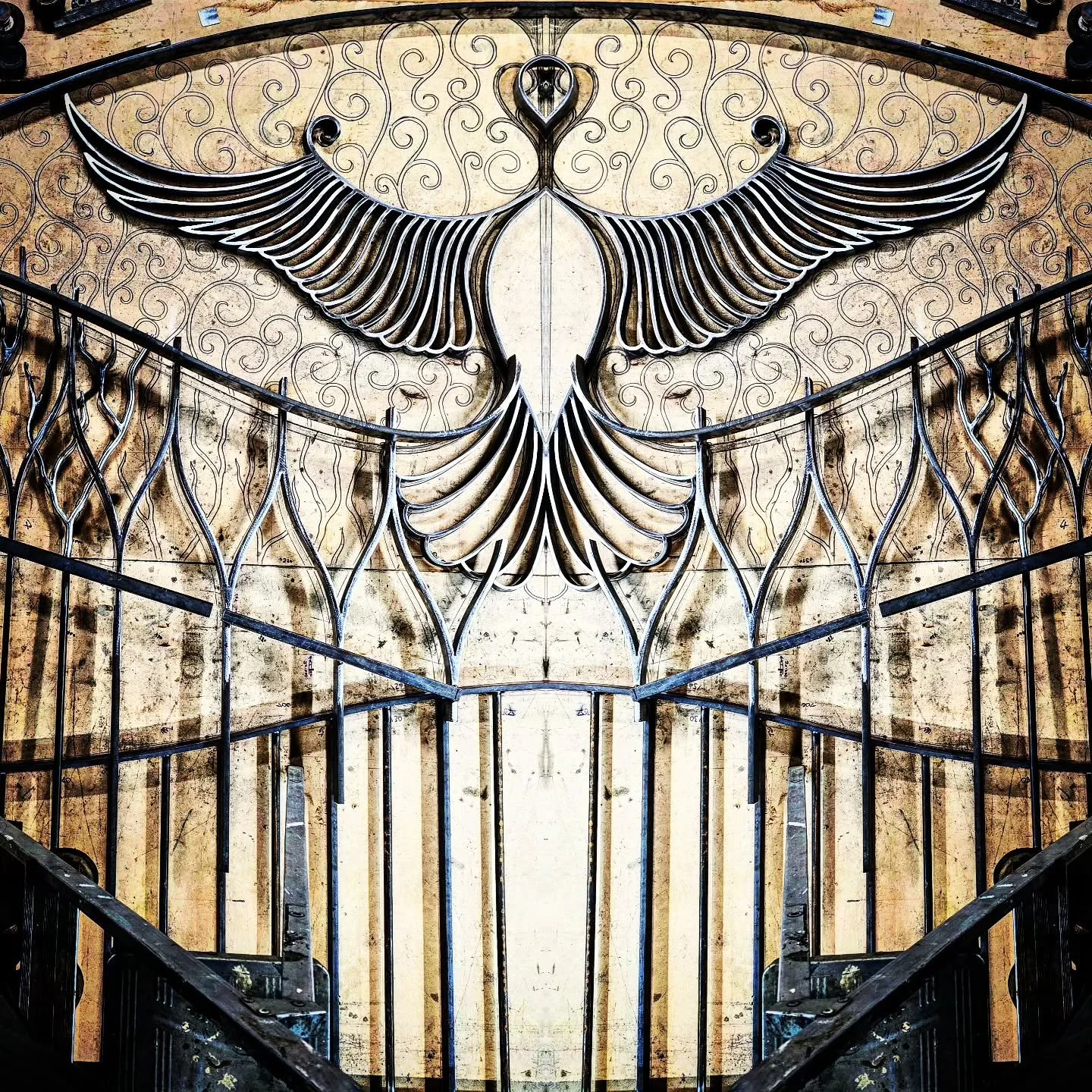 New enterence gate for Hunting Lodge taking shape.#bespoke #gate #design #grouse #northyorkshiremoors #Hunting #shooting #Heather #bespokemetalwork