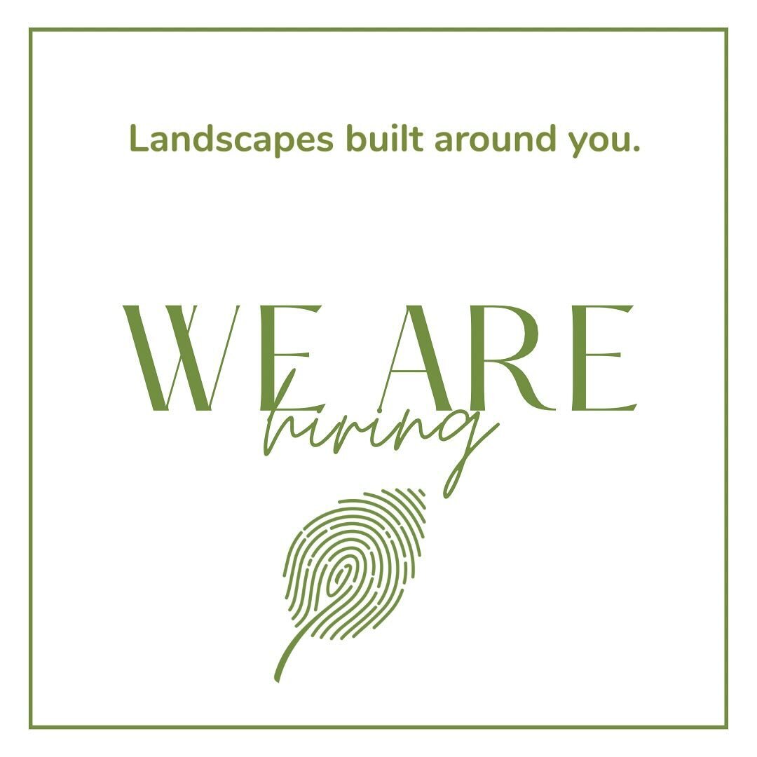 🌿Elevate your career in landscaping with us! We&rsquo;re not just a workplace; we&rsquo;re a community of passionate individuals creating outdoor masterpieces. Join us!

We&rsquo;re hiring skilled landscapers for our construction and maintenance tea