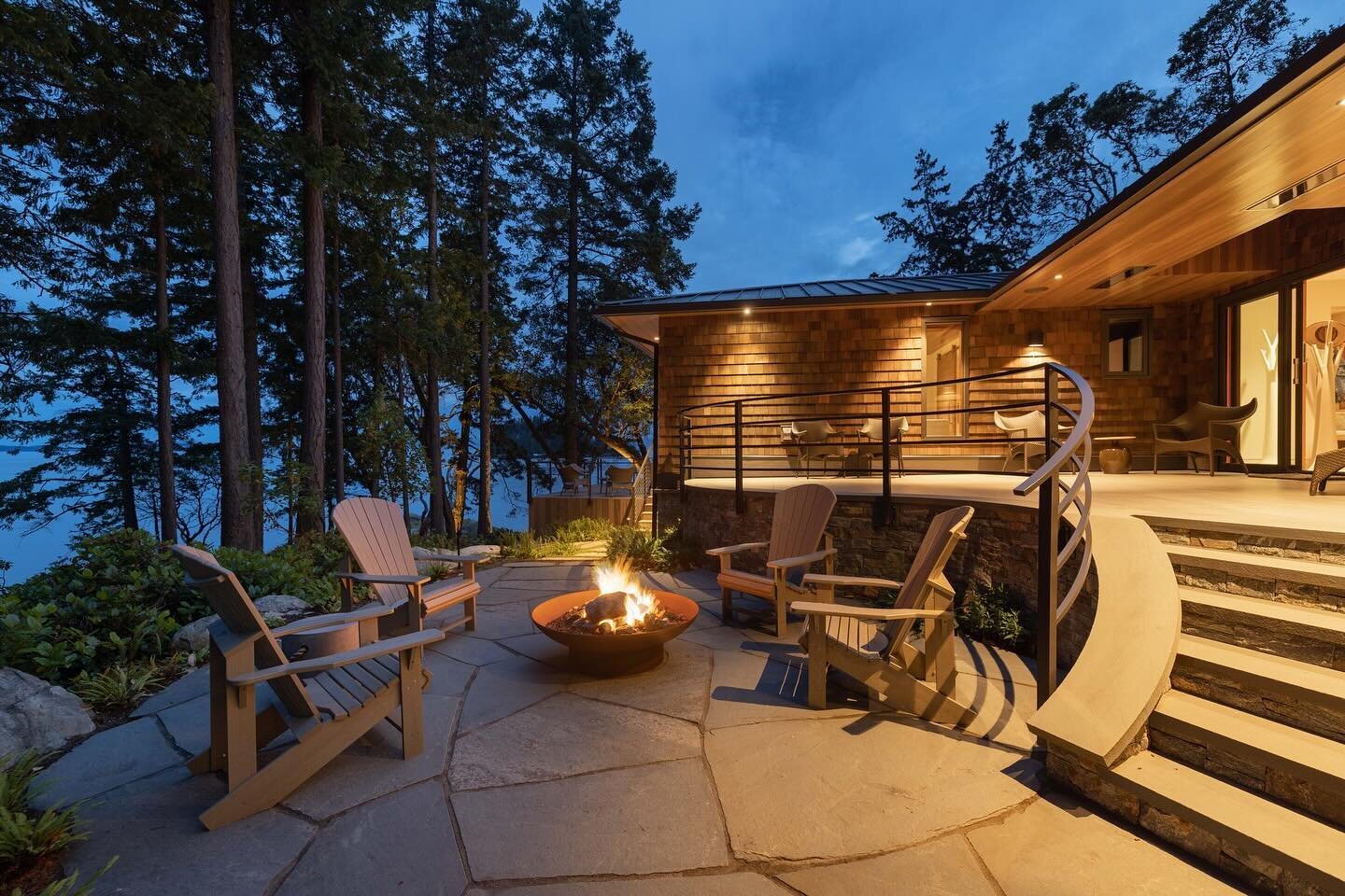 Did you know spending time outdoors can improve your mental well being? Find your sanctuary in the tranquility of nature 🌳 

#outdoors #nature #landscape #landscaping #firepit #outdoorfirepit #landscapelovers #landscapedesign