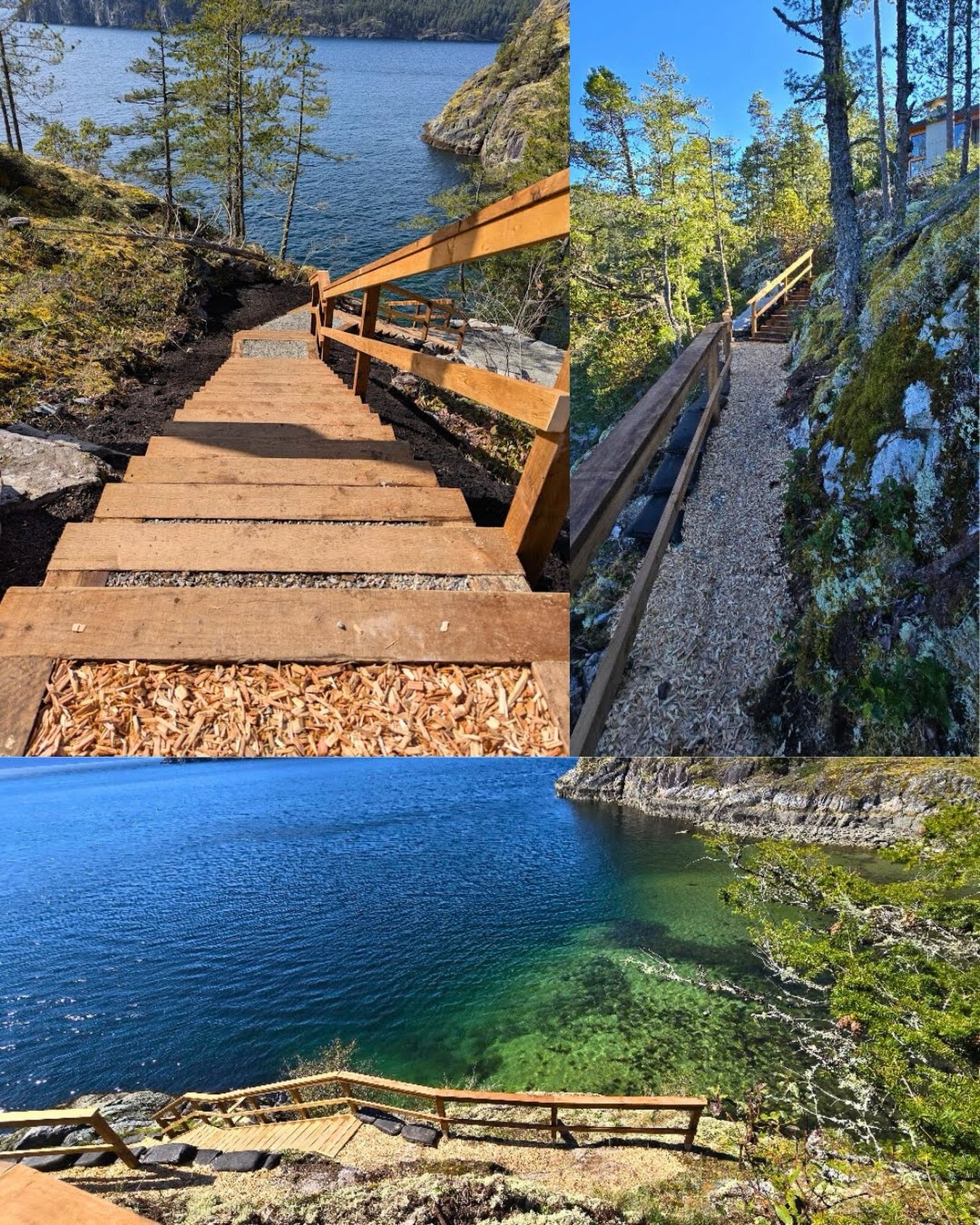 Last season, our team tackled this challenging coastal stair installation, transforming a nearly inaccessible slope into a safe and beautiful path down to the water.

By working with the natural landscape, we were able to create a durable, multi-leve