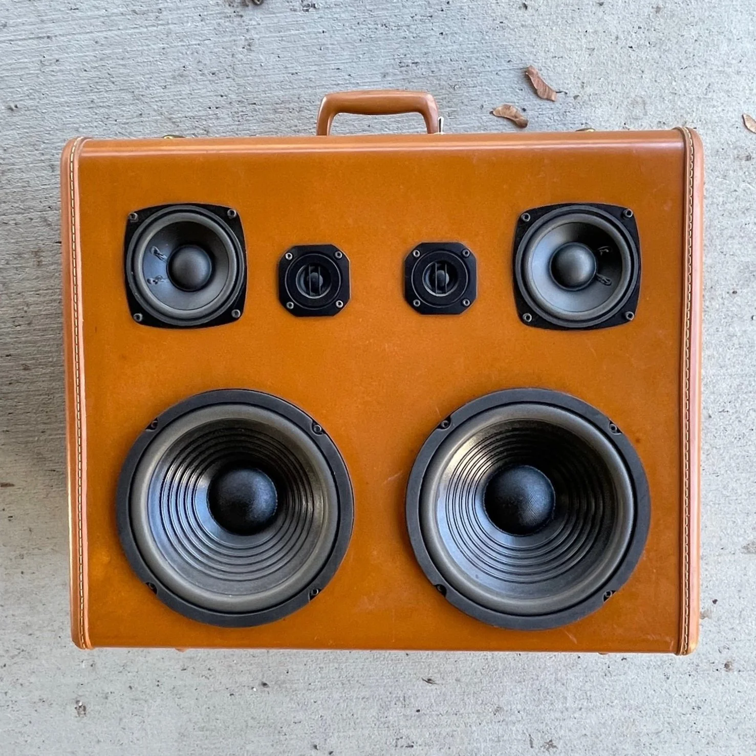 Suitcase Boombox