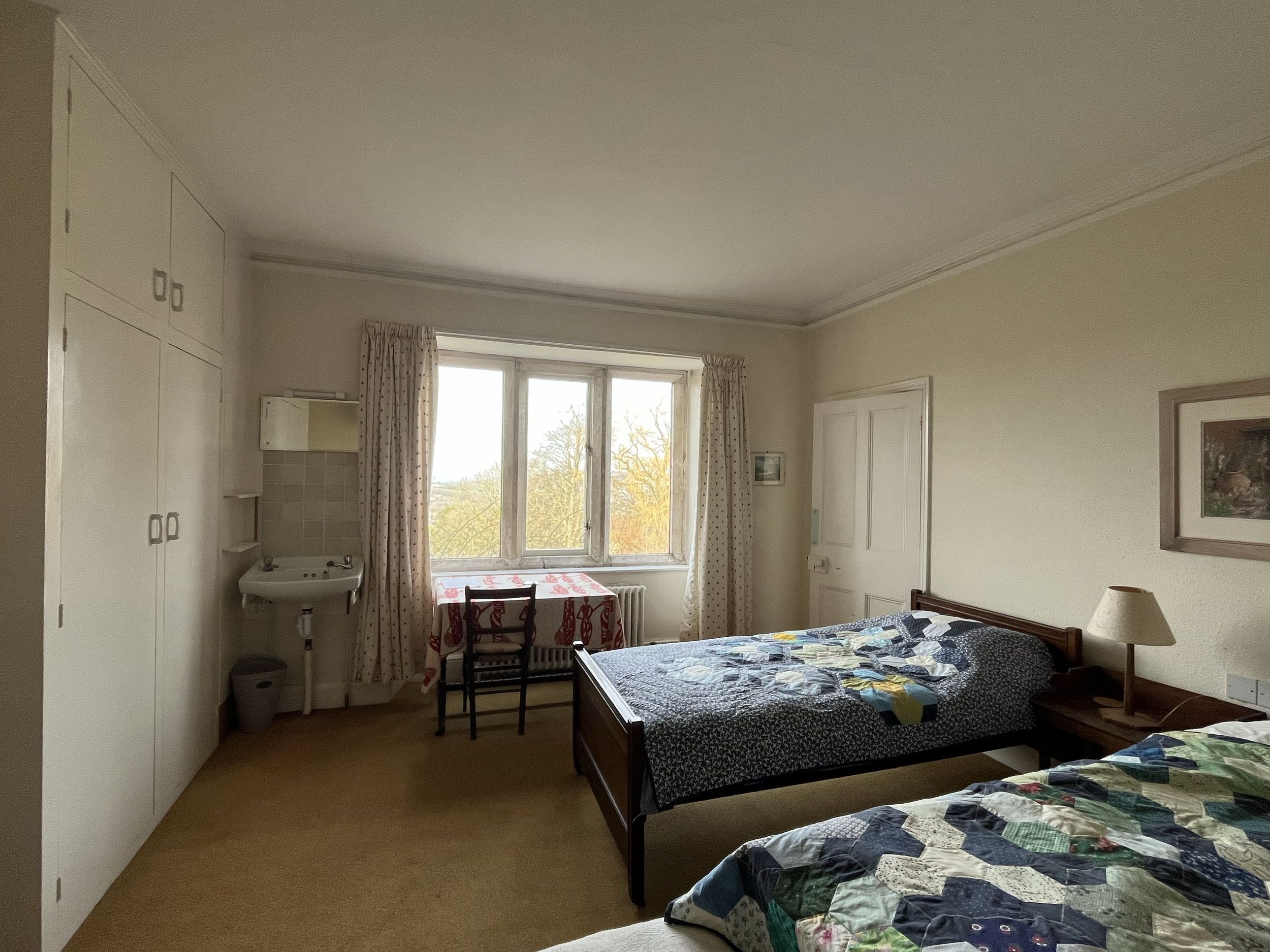 Twin bedroom 2  (Image credited to Hill House Retreats CIC, 2025-6)