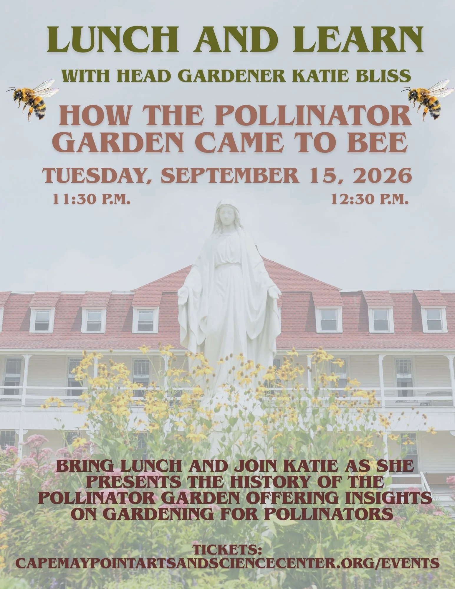Lunch and Learn: How the Pollinator Garden came to bee