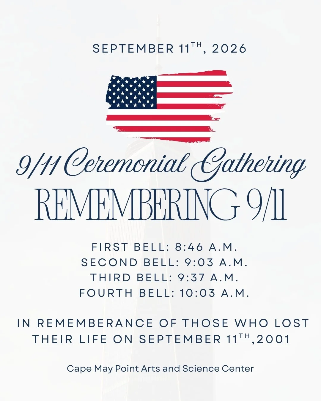 9/11 Ceremonial Gathering 