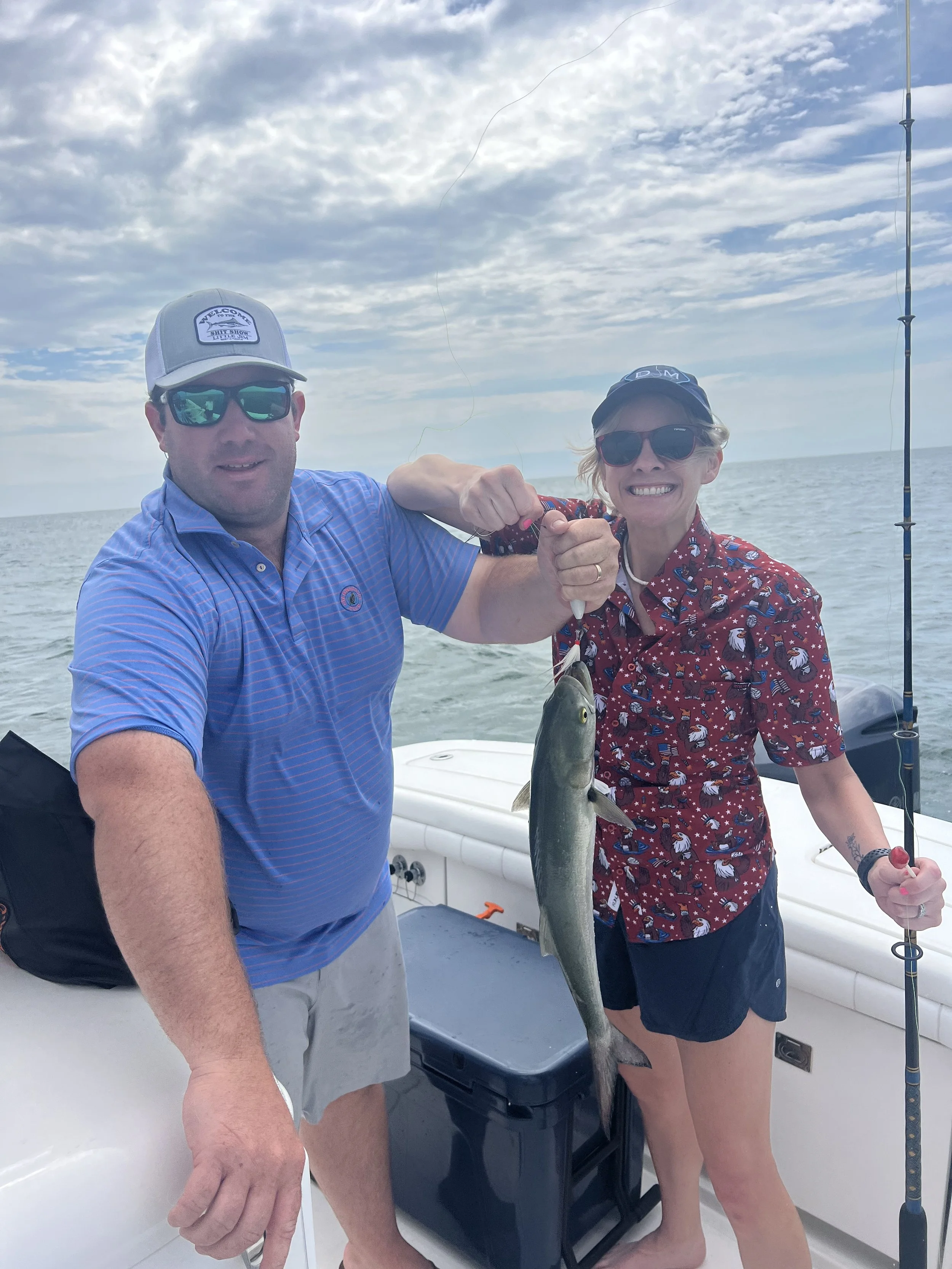 Charlie and Kaitlinn w Fish.JPG