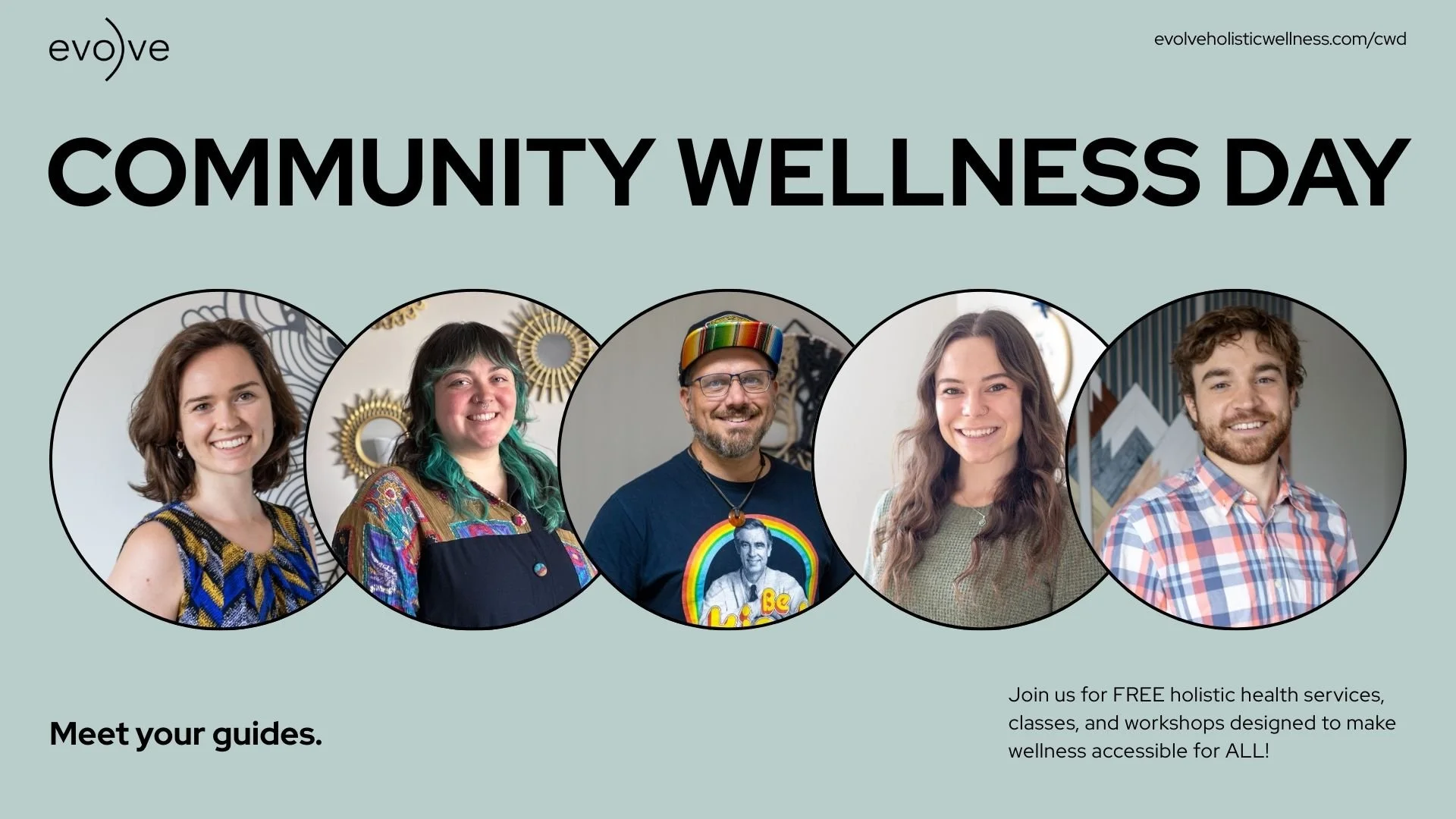 Meet your Community Wellness Day guides.
