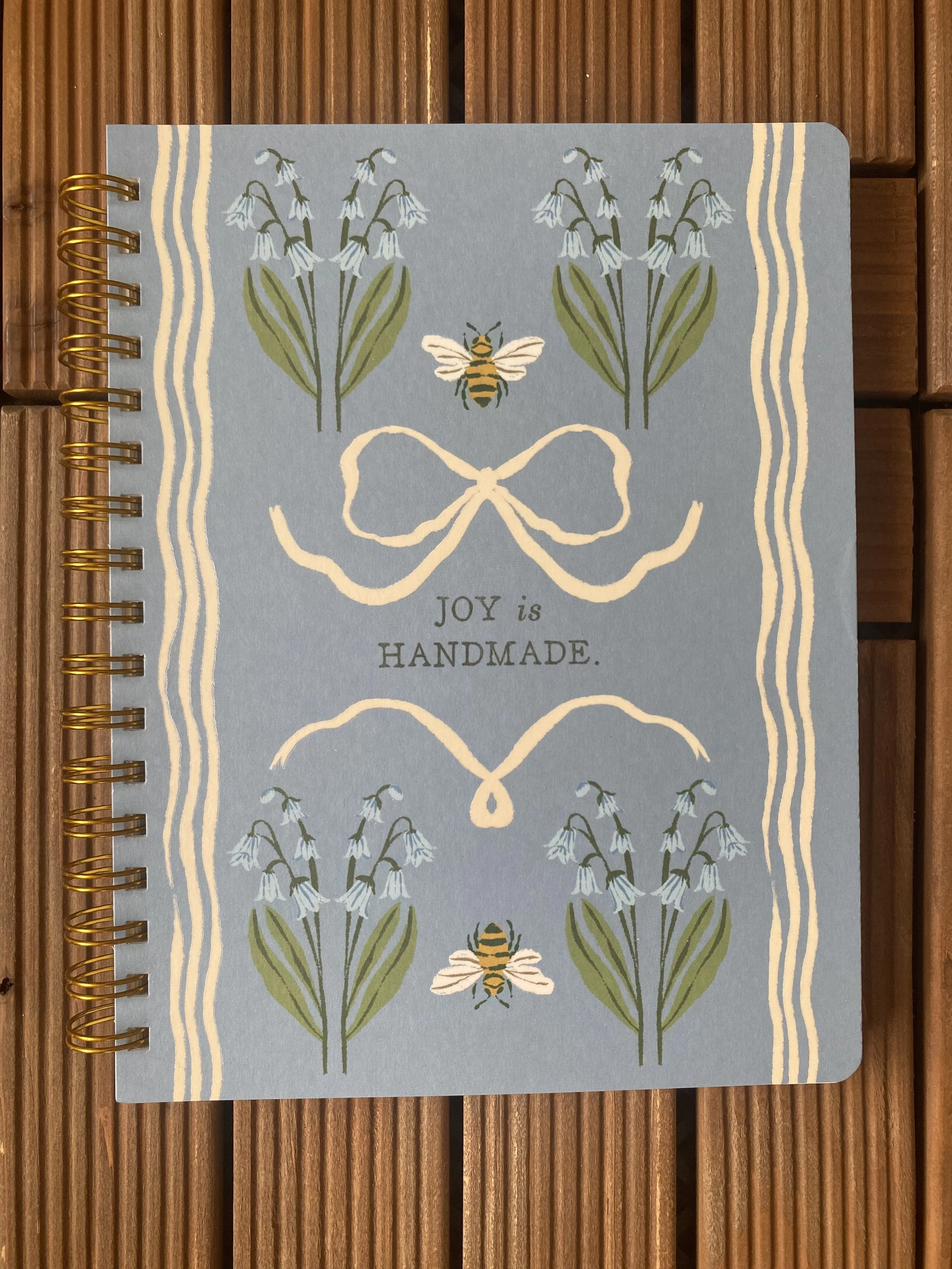Joy Is Handmade Spiral Notebook