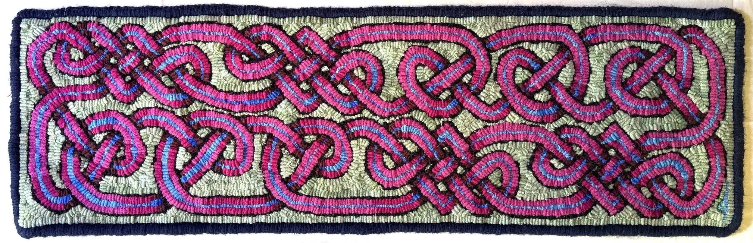 "Ten Pink Knots"
31" x 10"
(2025)