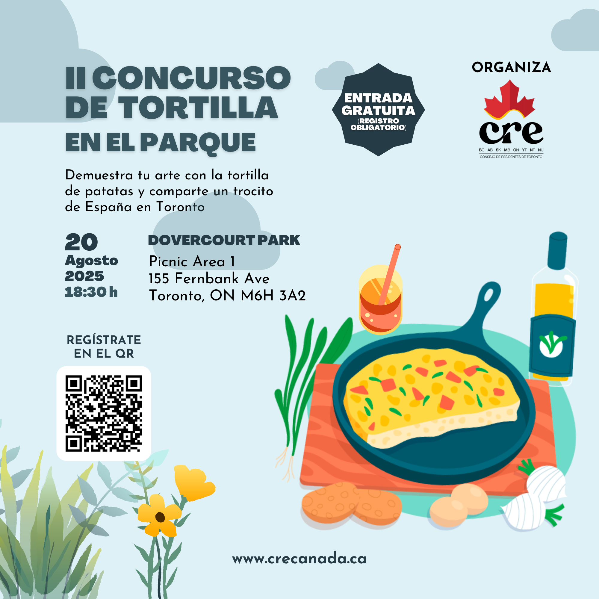 II Concurso de tortilla en el parque