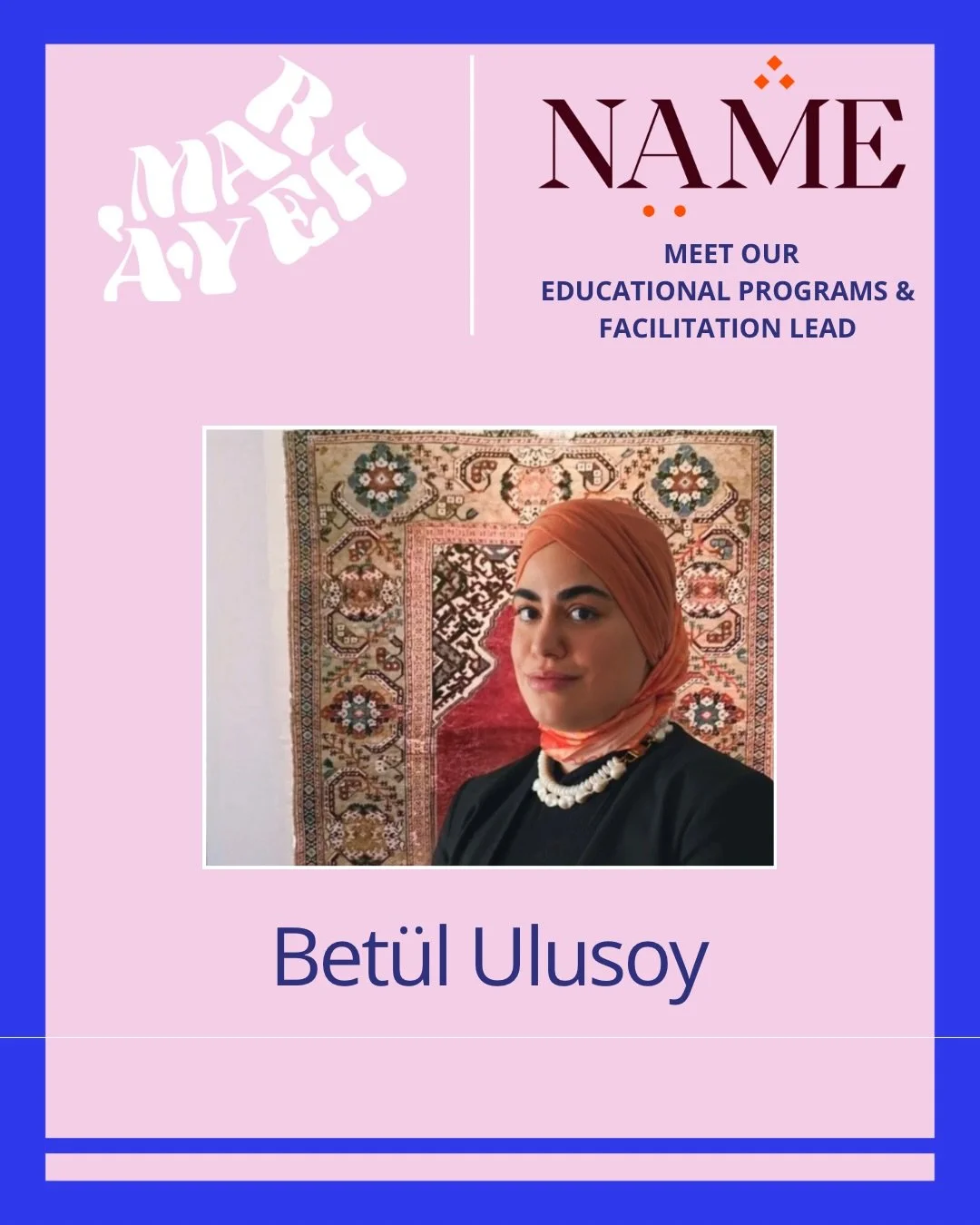 Meet our LABA Team Members Bet&uuml;l Ulusoy &amp; Siena Powers ✨ 

Bet&uuml;l Ulusoy / Educational Programs &amp; Faciliation Lead
@betuel_ulusoy studied Law in Berlin and holds an LL.M. in Legal Informatics from Passau. She combines legal expertise