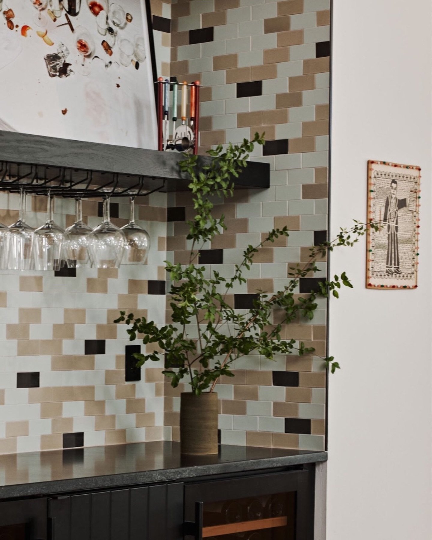 Patterns in repeat at our Eden Avenue residence.