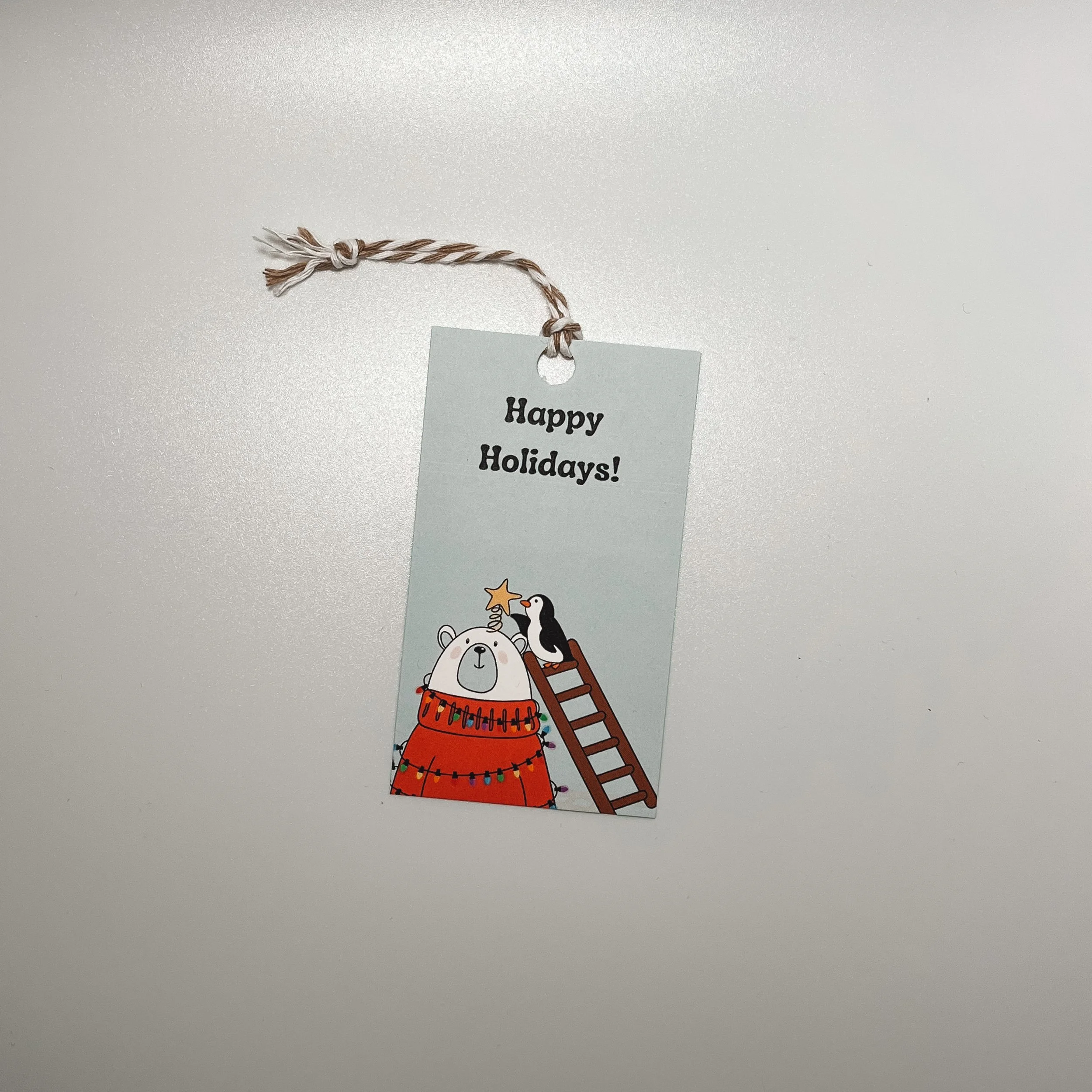 10-pack of Happy Holidays Gift Tags