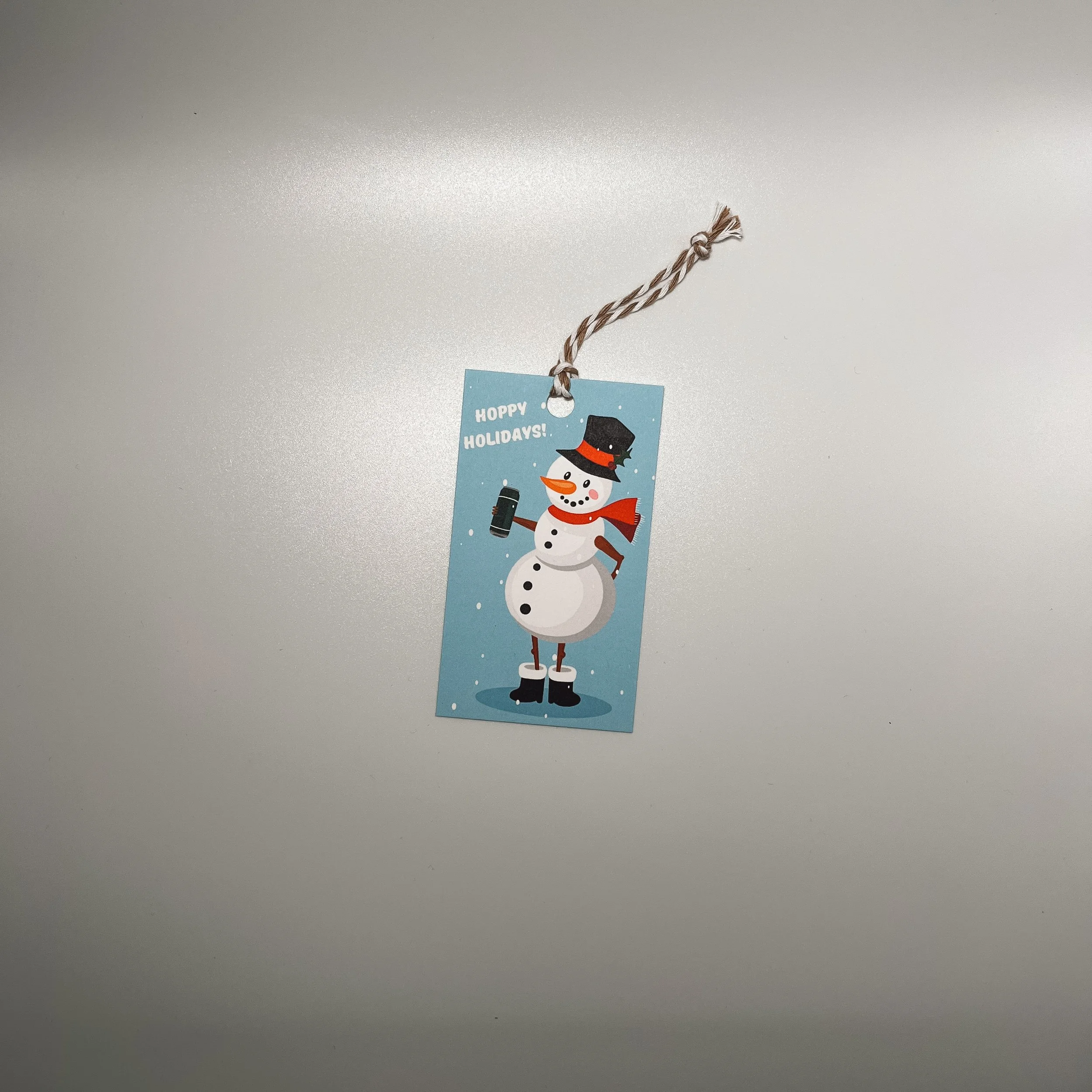 10-pack of Hoppy Holidays Gift Tags