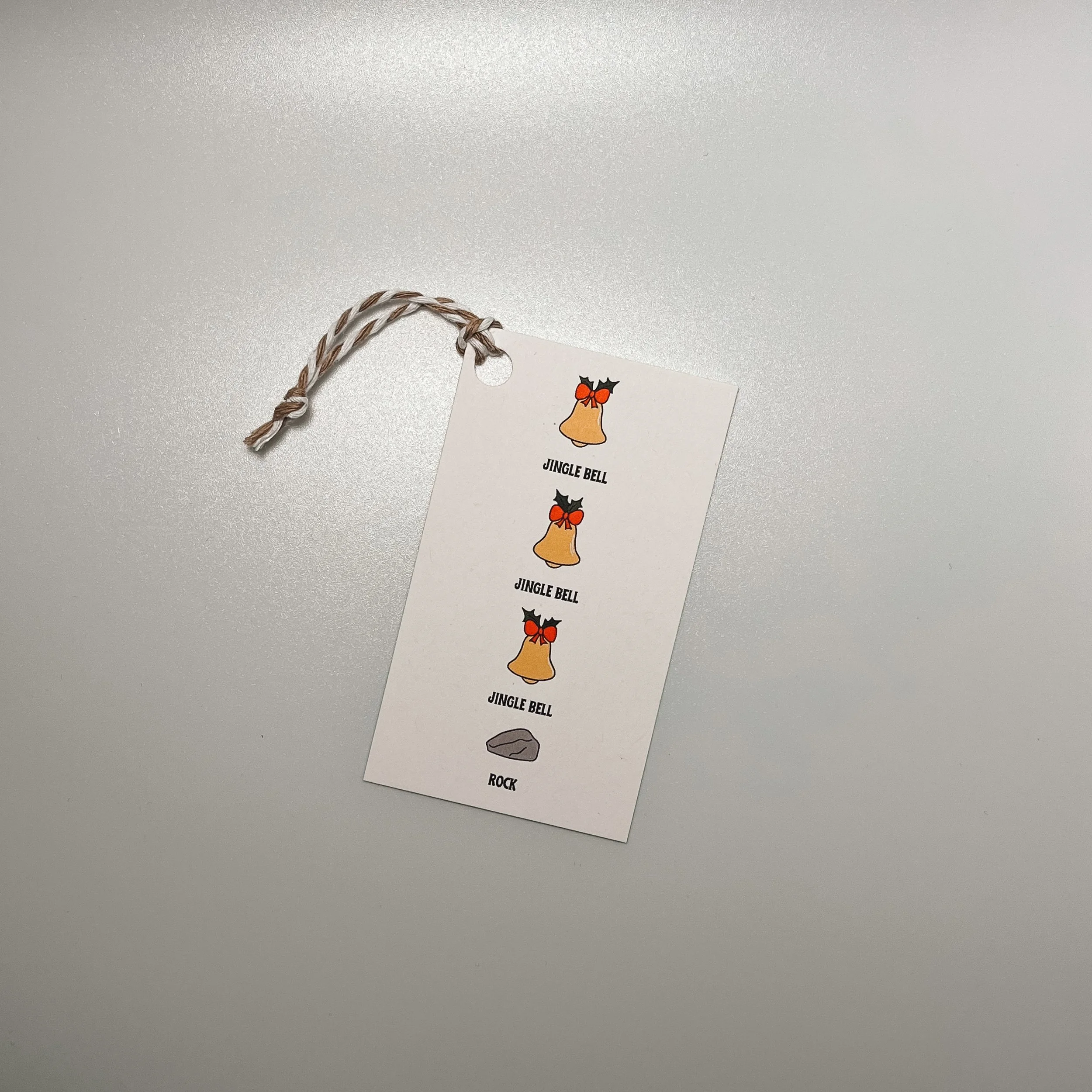 10-pack of Jingle Bell Rock Gift Tags